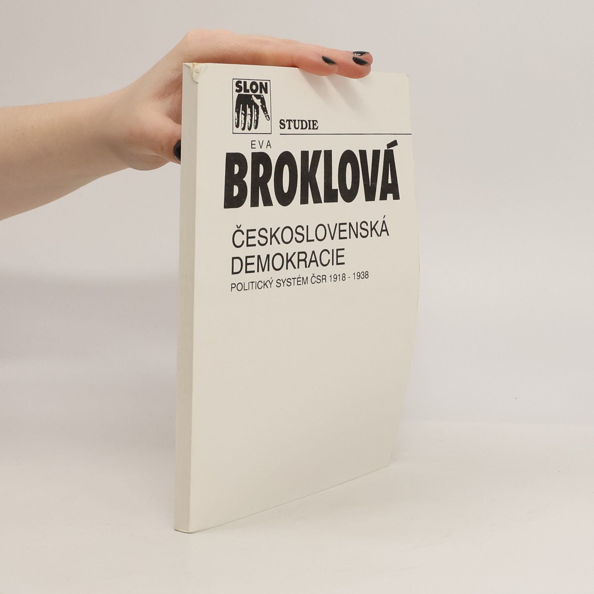 Eva Broklová Československá demokracie : politický systém ČSR 1918-1938