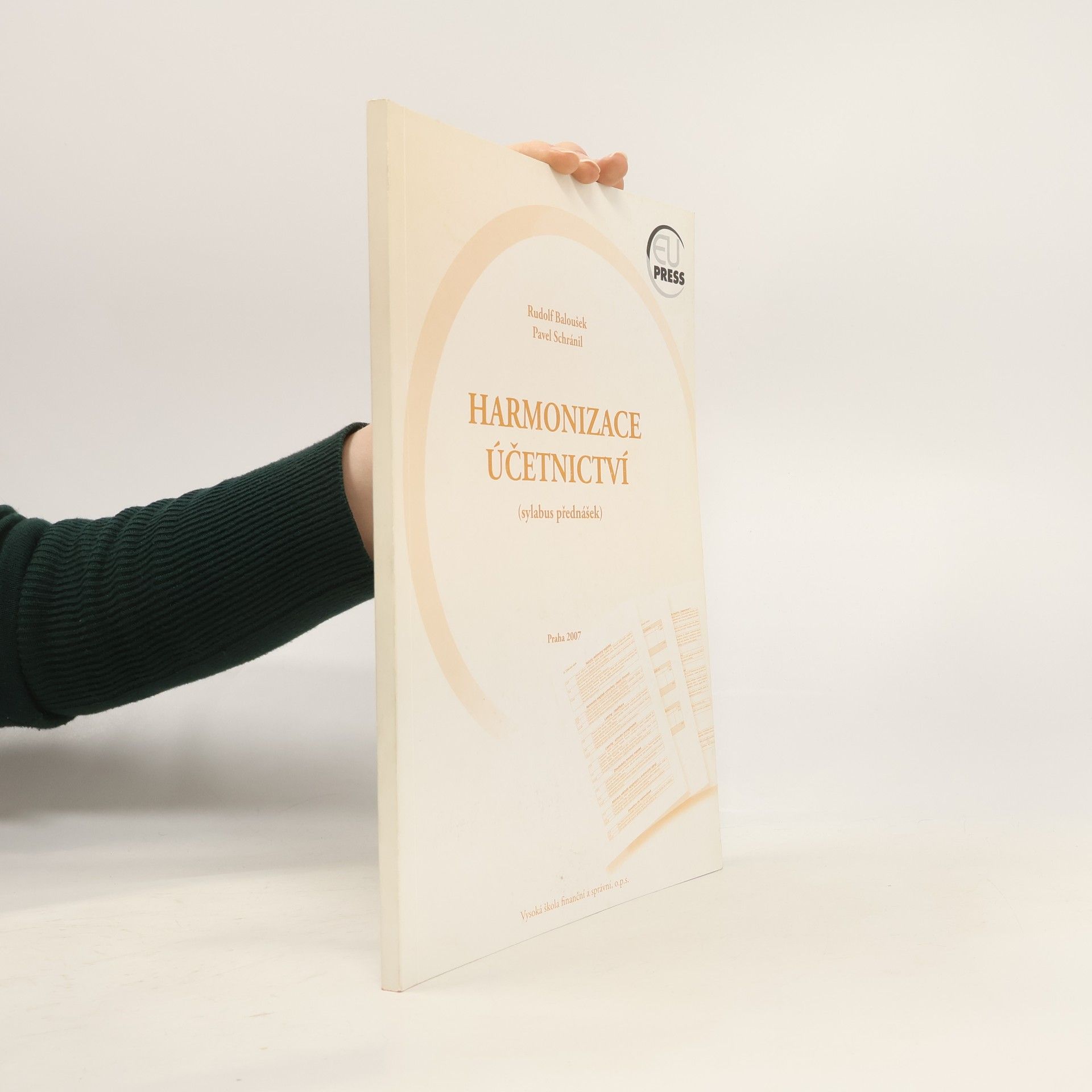Rudolf Baloušek Harmonizace účetnictví (sylabus přednášek)