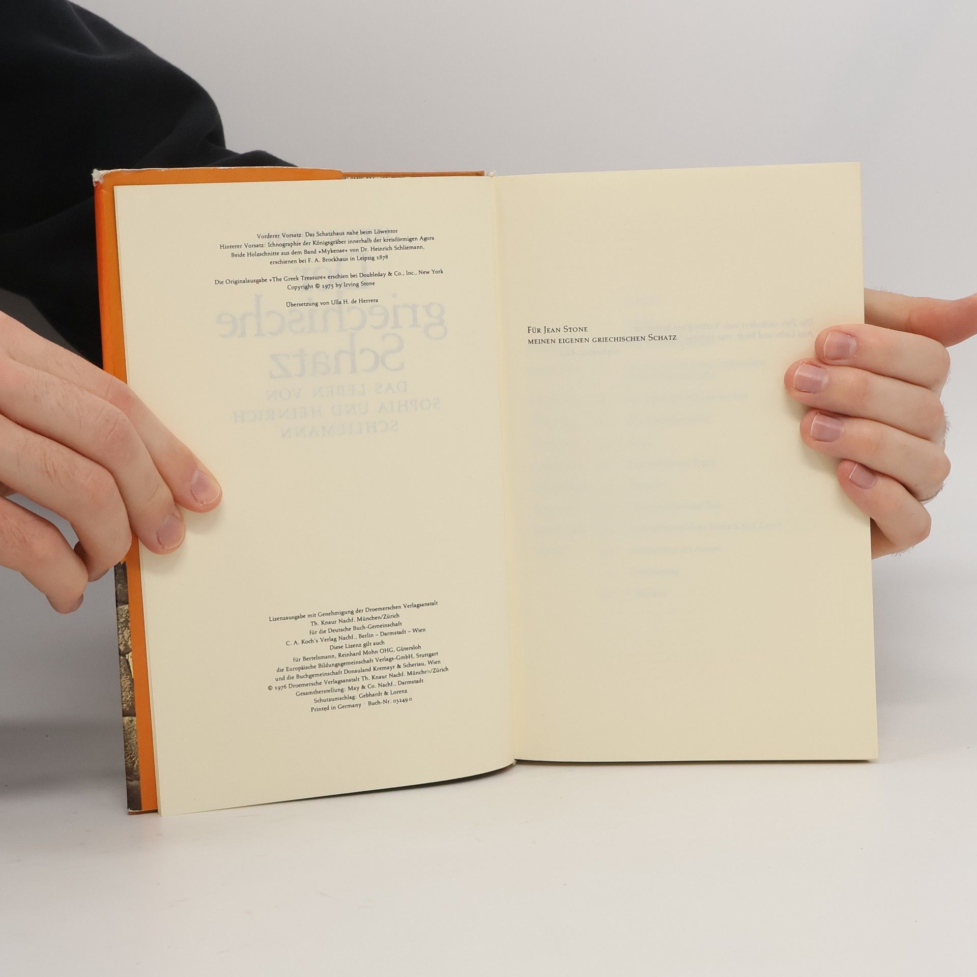 Irving Stone Der griechische Schatz
