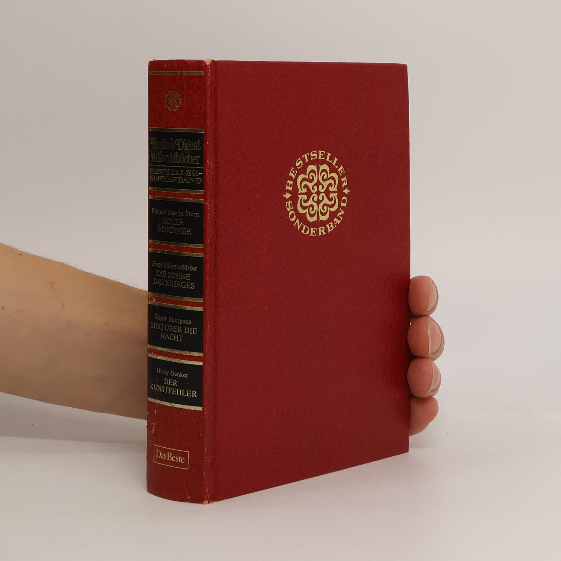 Richard Martin Stern Readers Digest Auswahlbücher: Hölle im Schnee. Die Söhne des Krieges. Sieg über die nacht. Der Kunstfehler