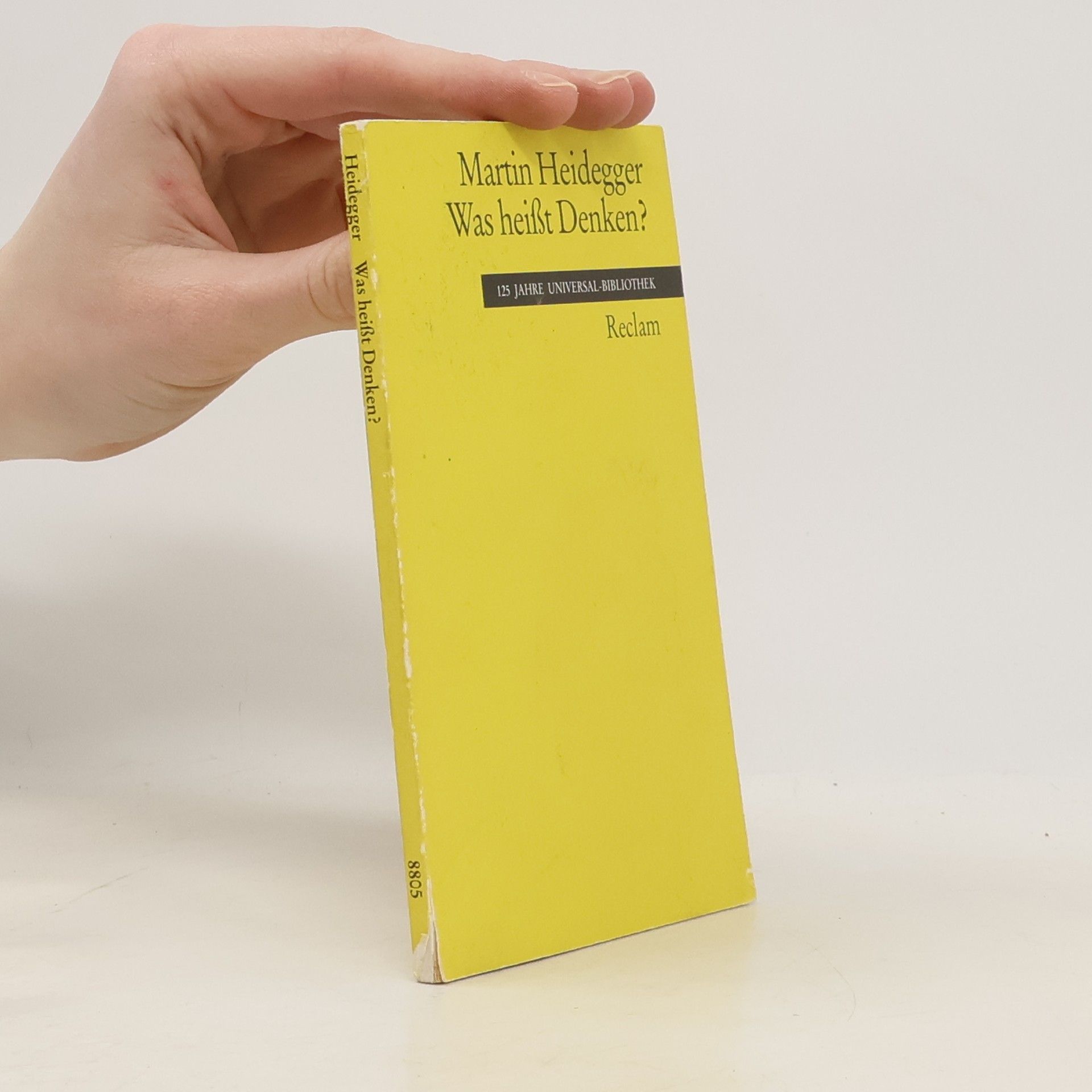 Martin Heidegger Was heißt Denken?