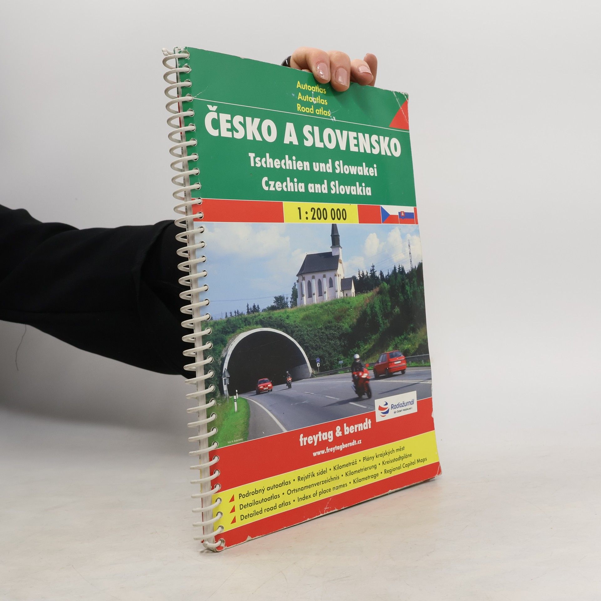 Kolektív autorov Česko + Slovensko autoatlas 1:200 000 A4