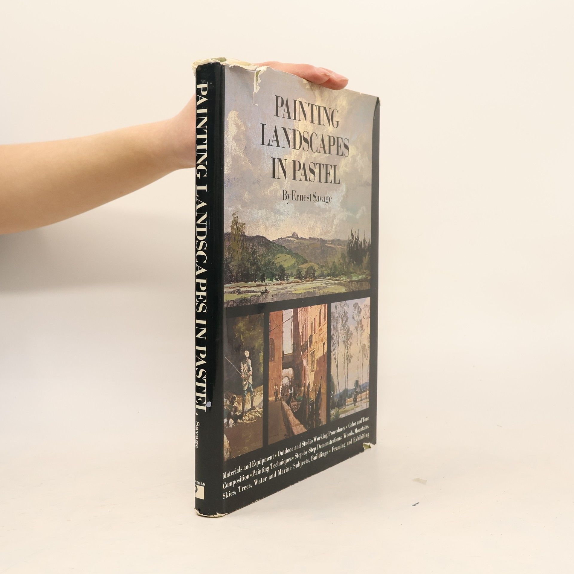 Ernest Savage Painting Landscapes in Pastel