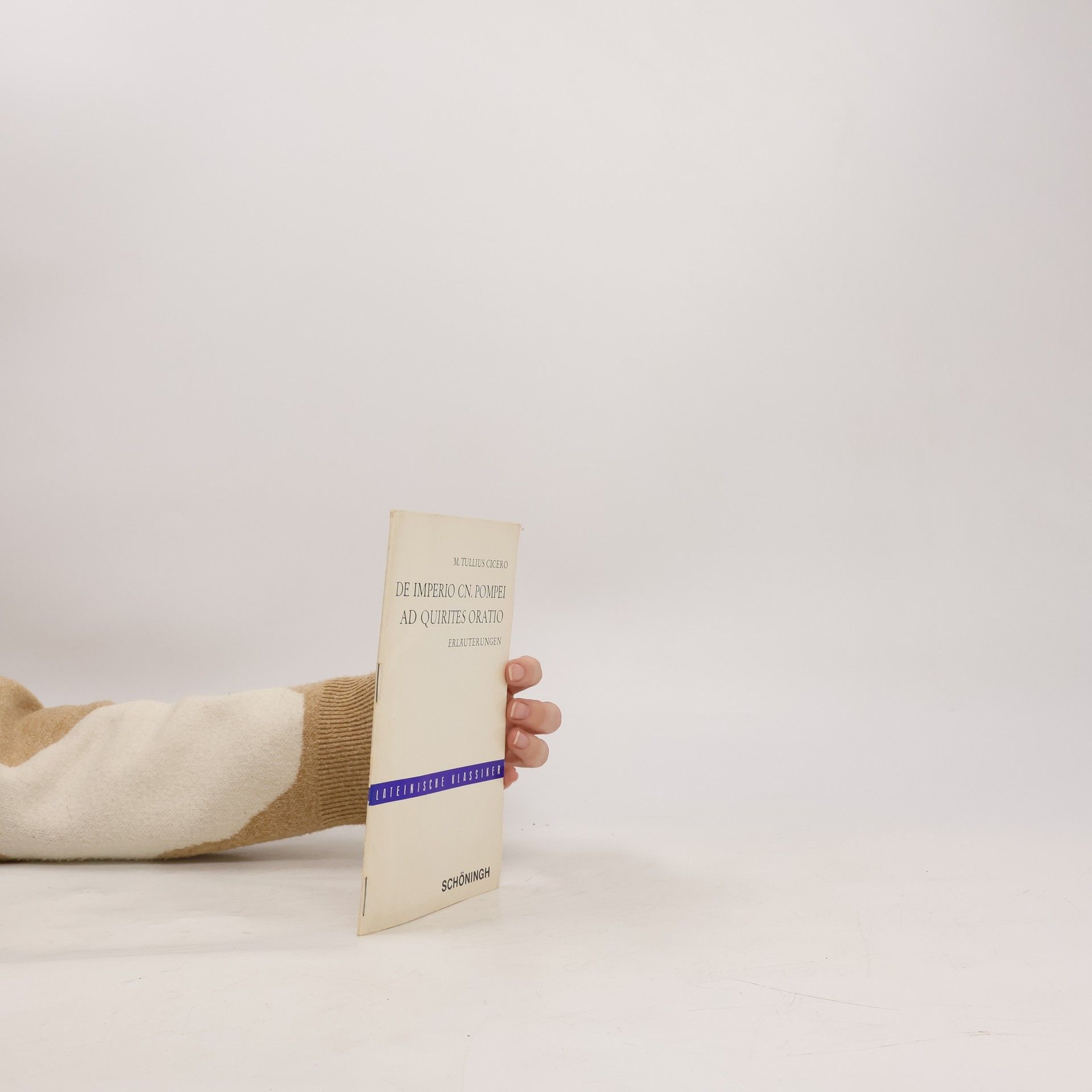 Ernst Bernert De imperio Cn. Pompei ad Quirites oratio