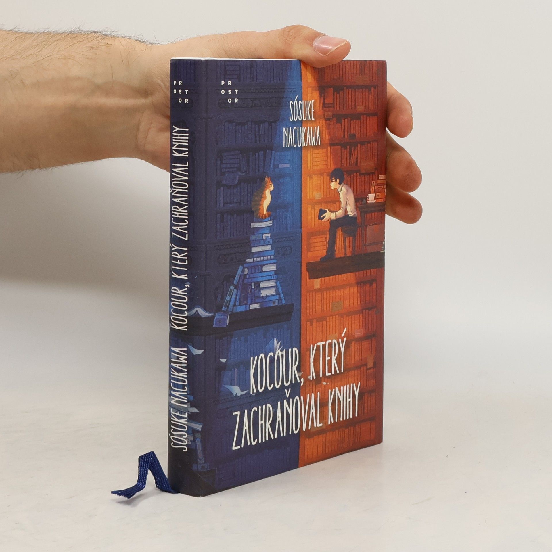 Sōsuke Natsukawa Kocour, který zachraňoval knihy