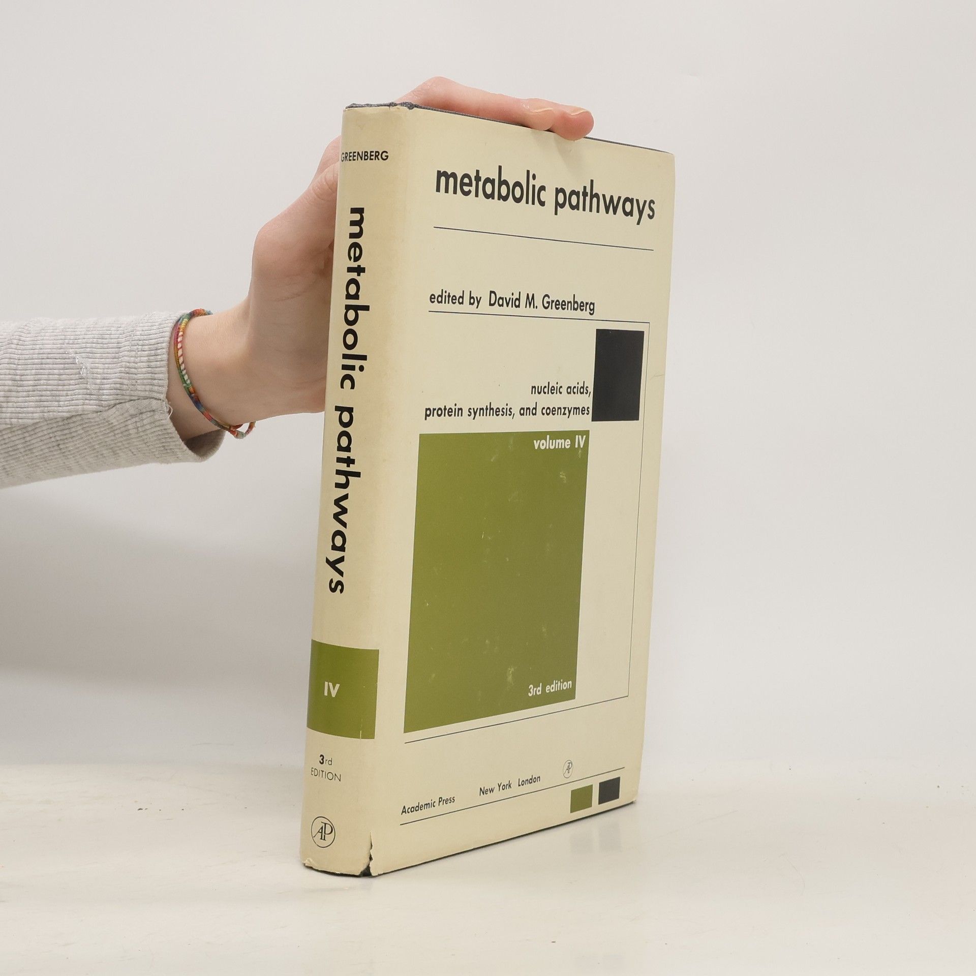 David Morris Greenberg Metabolic Pathways. Volume IV.