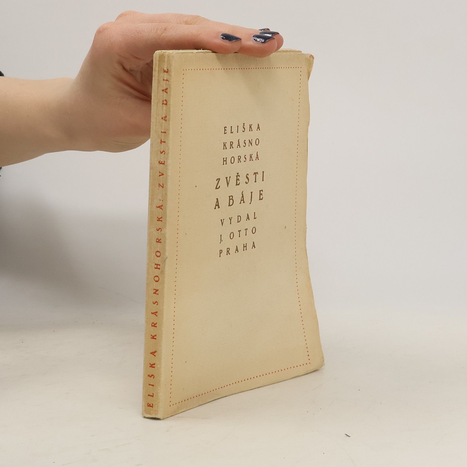 Eliška Krásnohorská Zvěsti a báje