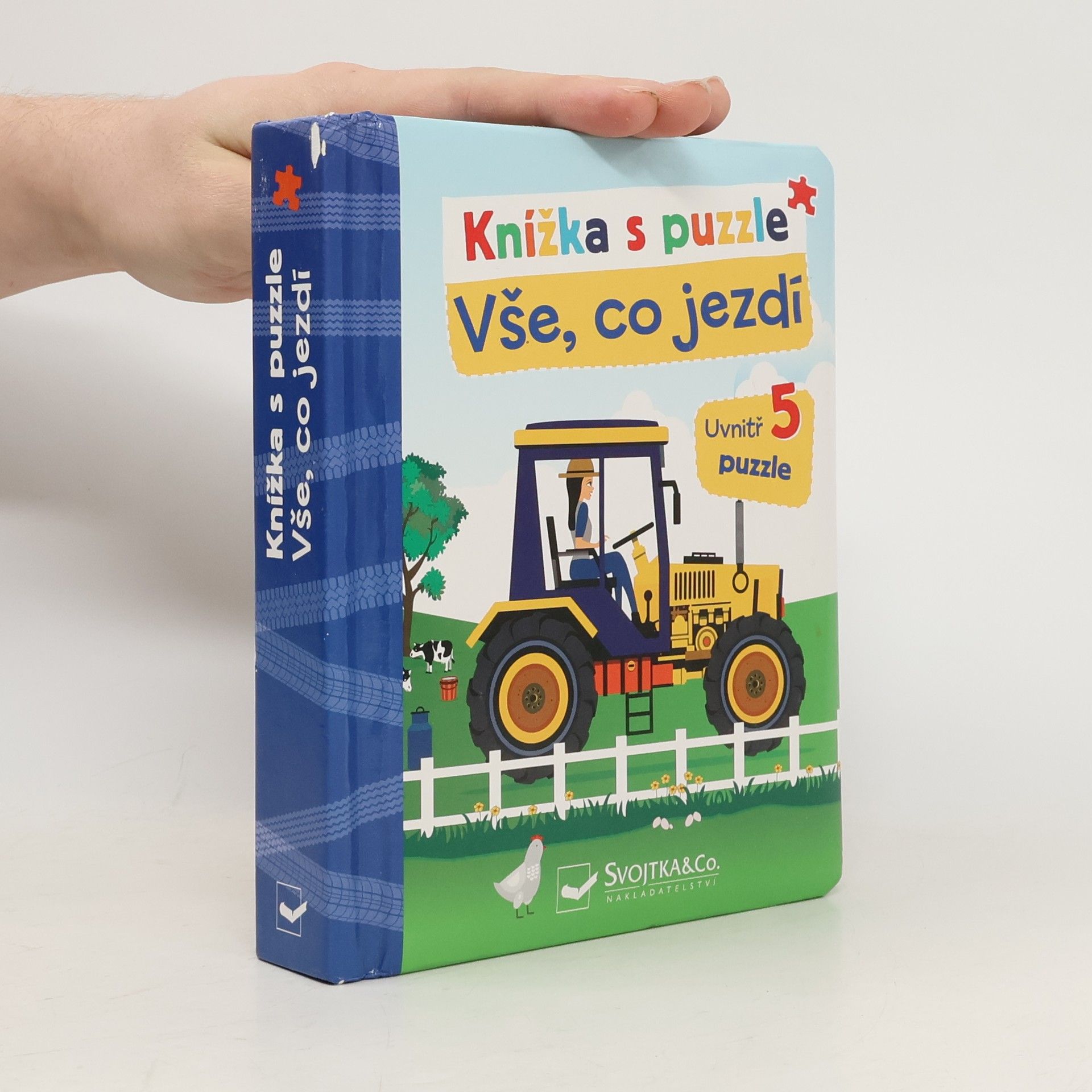 Laura Teller Knížka s puzzle. Vše, co jezdí