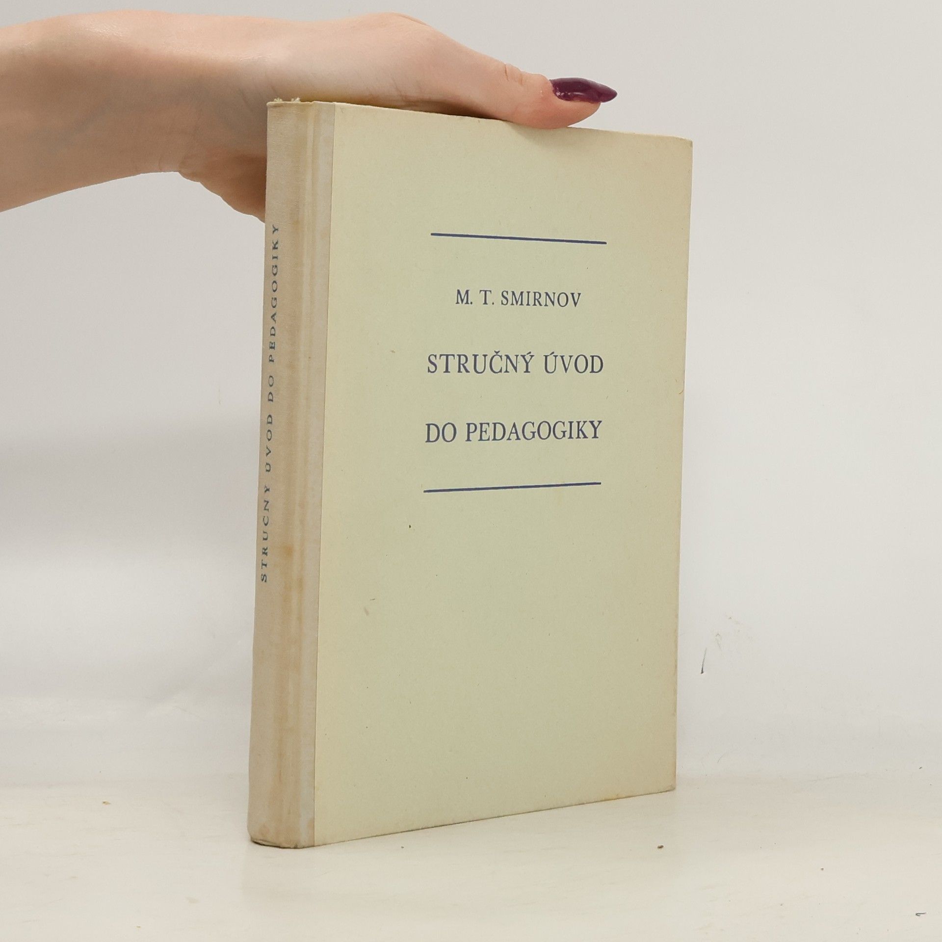 M. T. Smirnov Stručný úvod do pedagogiky