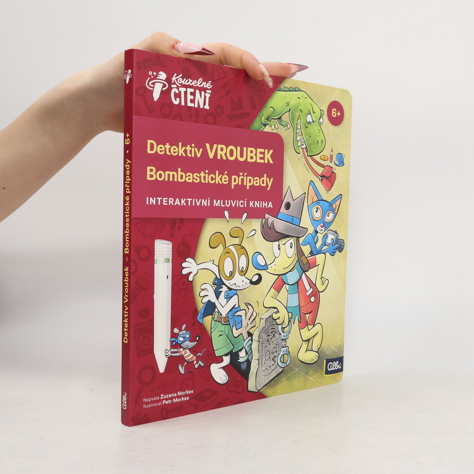 Zuzana Morkes Detektiv Vroubek. Bombastické případy. Interaktivní mluvicí kniha