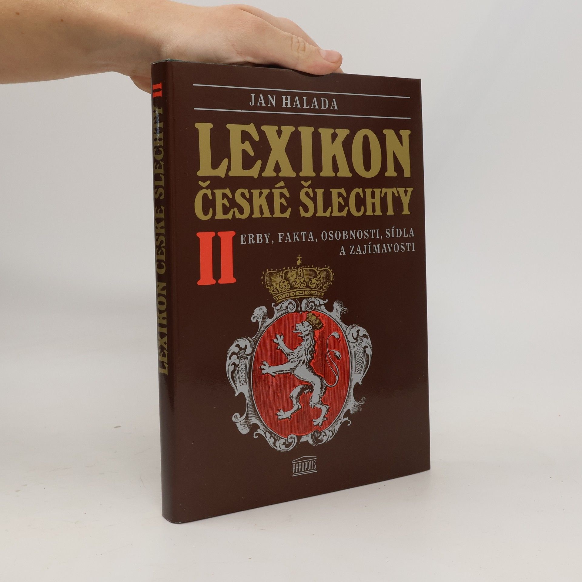 Jan Halada Lexikon české šlechty II.