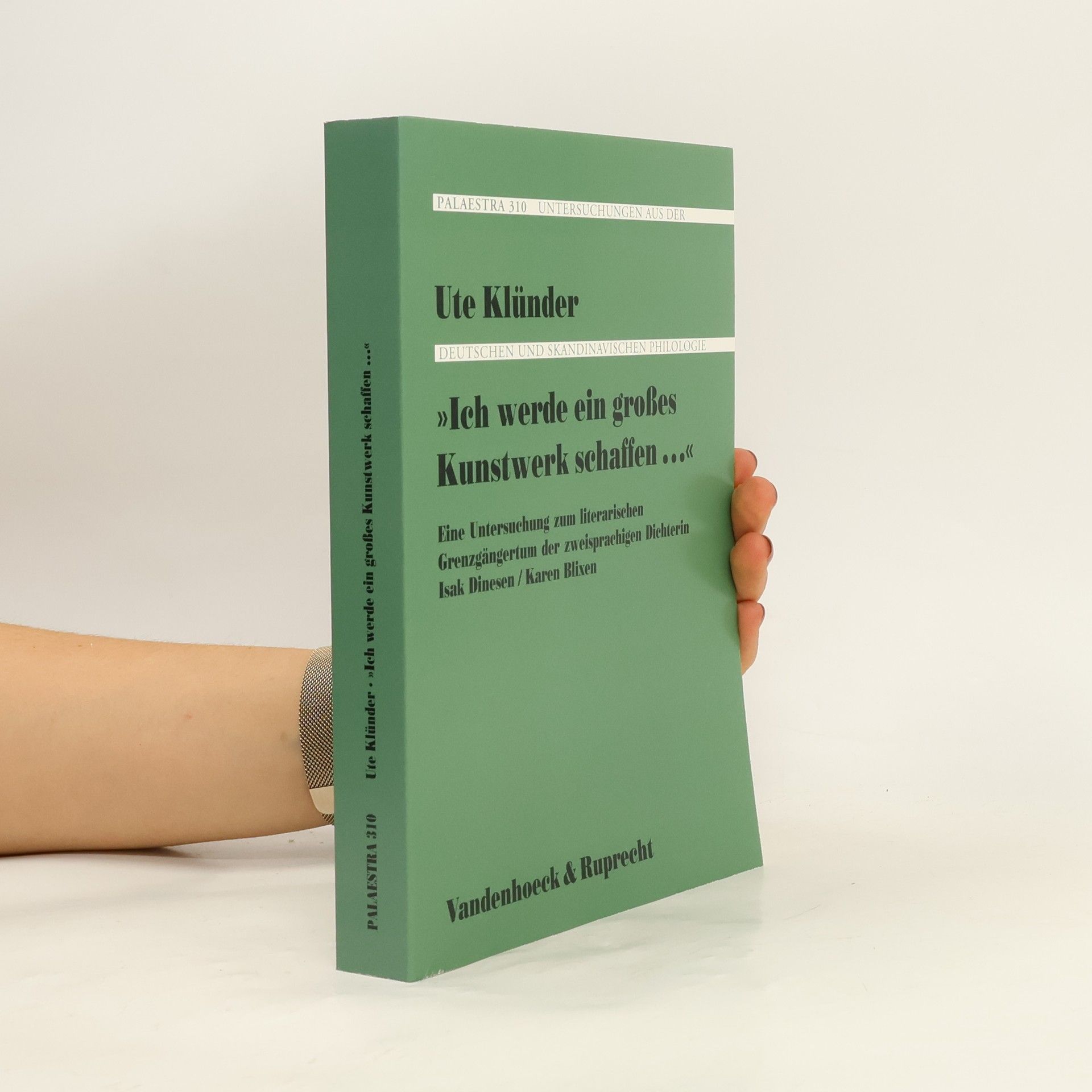 Ute Klünder Ich werde ein großes Kunstwerk schaffen ...