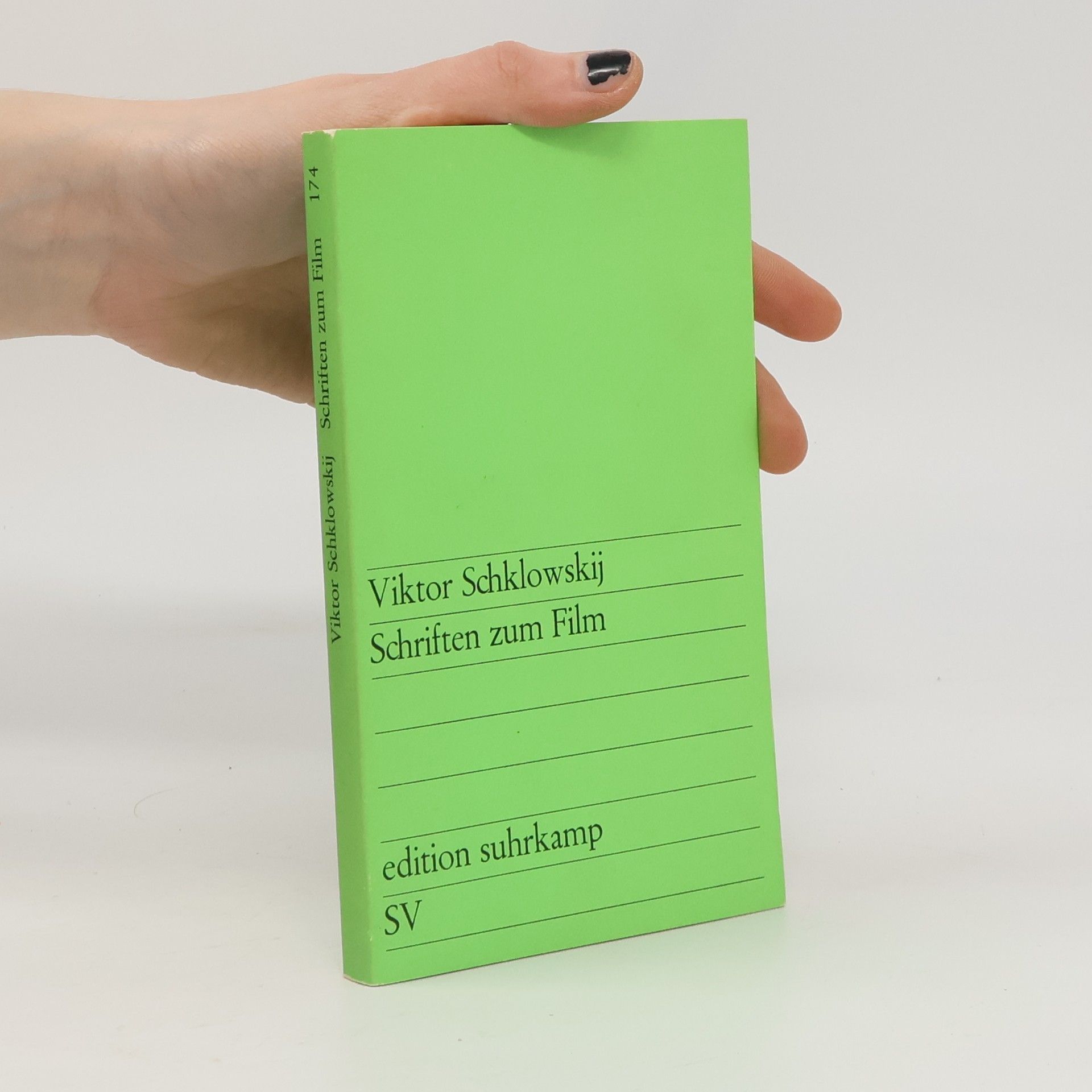 Viktor Shklovsky Schriften zum Film