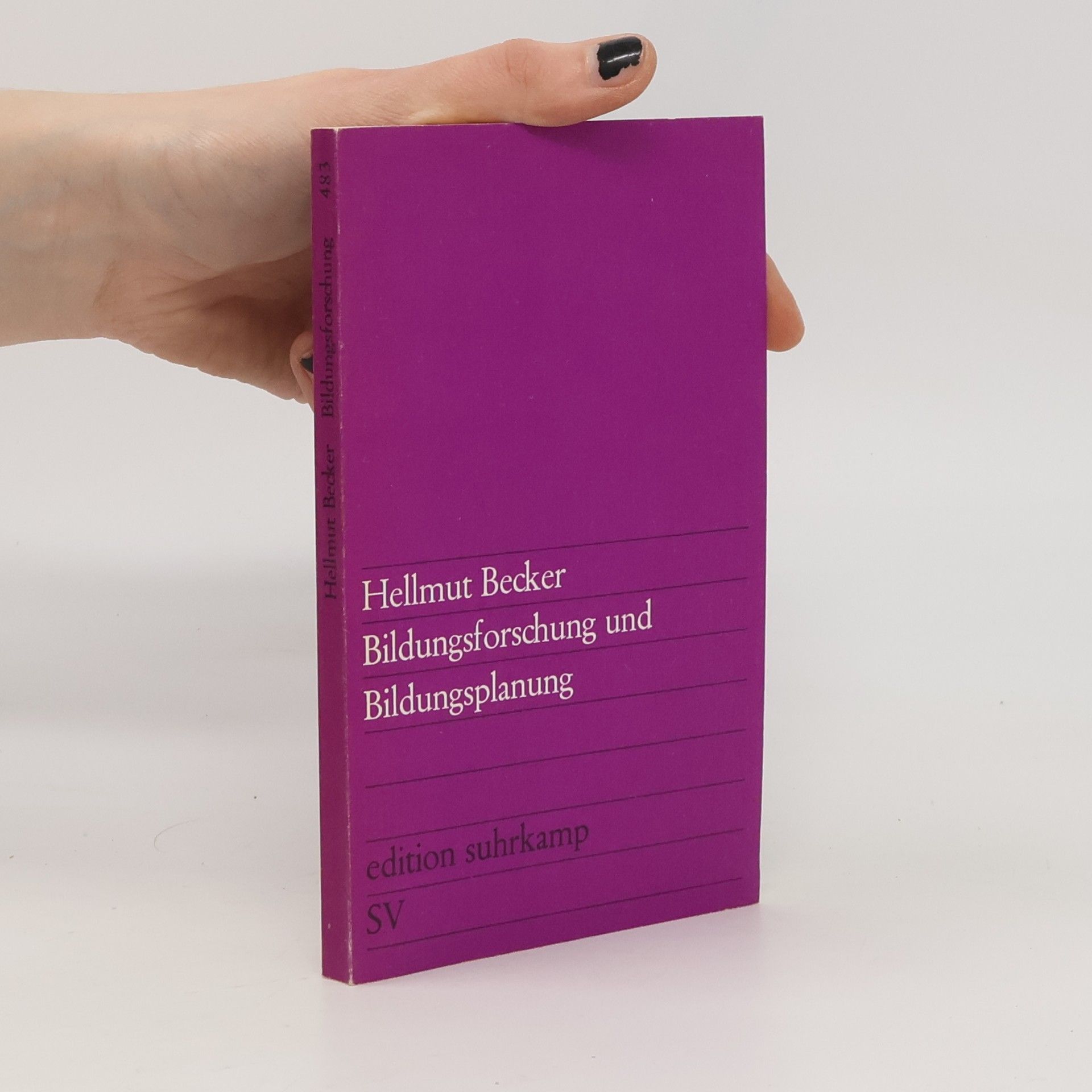 Hellmut Becker Bildungsforschung und Bildungsplanung