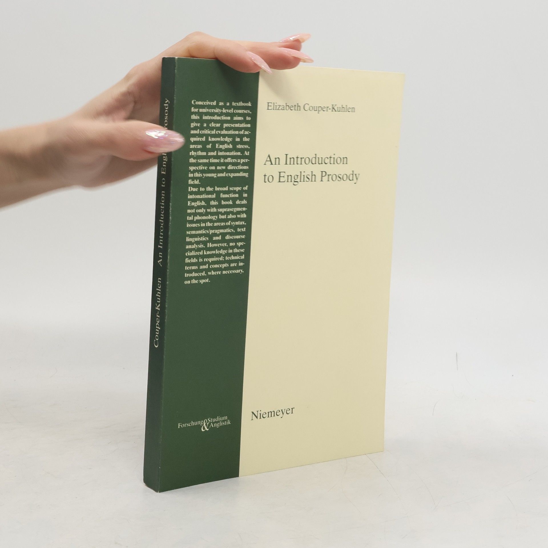 Elizabeth Couper-Kuhlen Forschung & Studium Anglistik: An Introduction to English Prosody