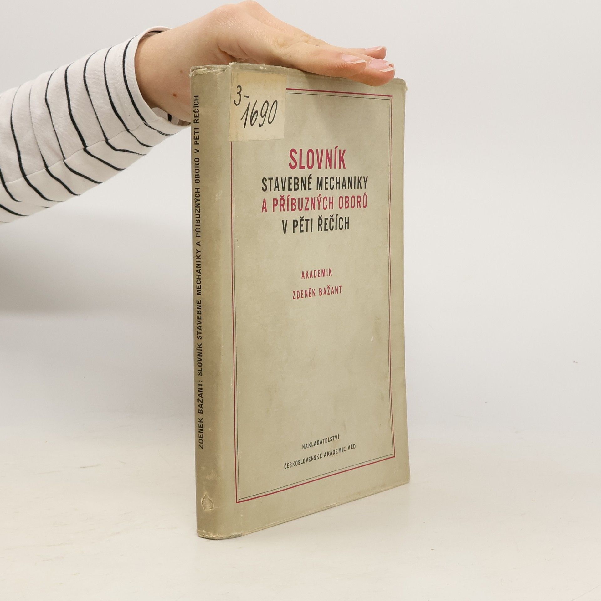 Zdeněk Bažant Slovník stavebné mechaniky a příbuzných oborů v pěti řečích