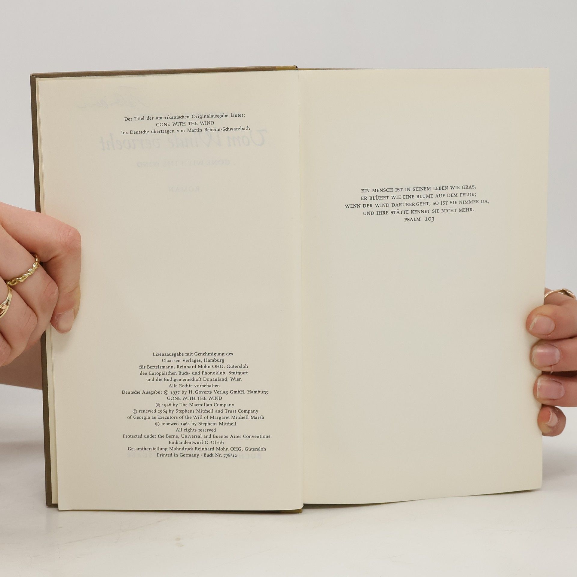 Margaret Mitchell Vom Winde Verweht