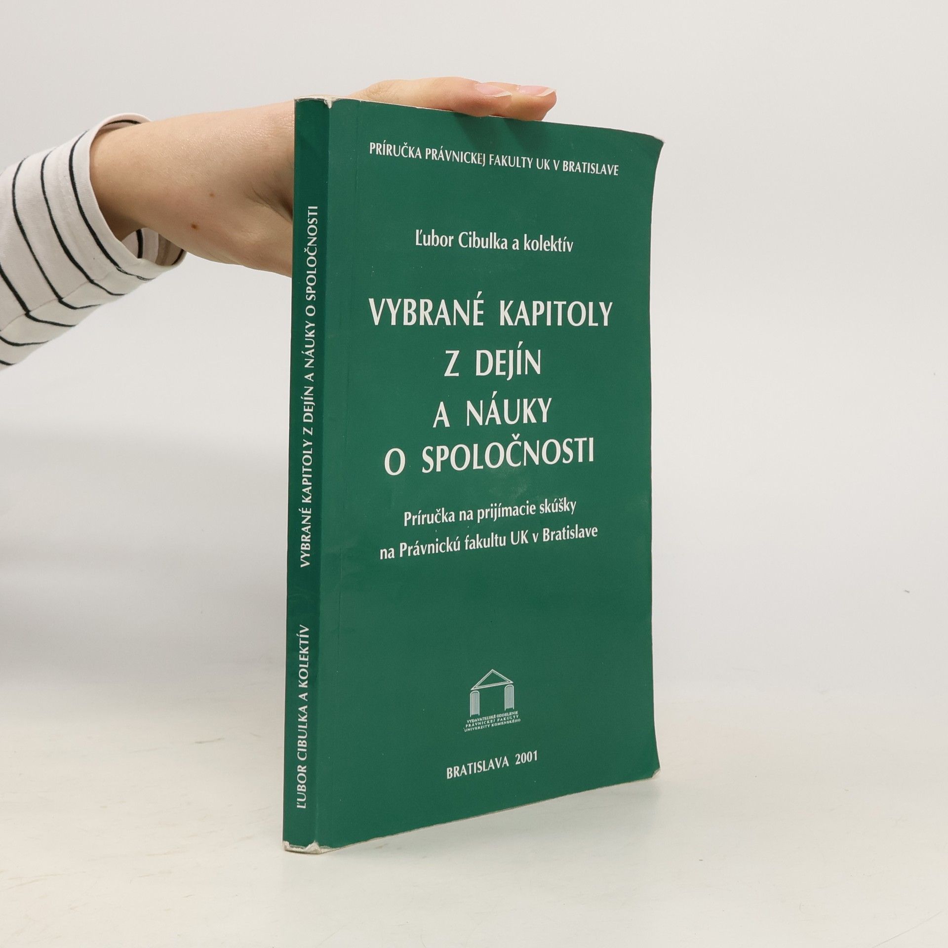 L'ubor Cibulka Vybrané kapitoly z dejín a náuky o spoločnosti