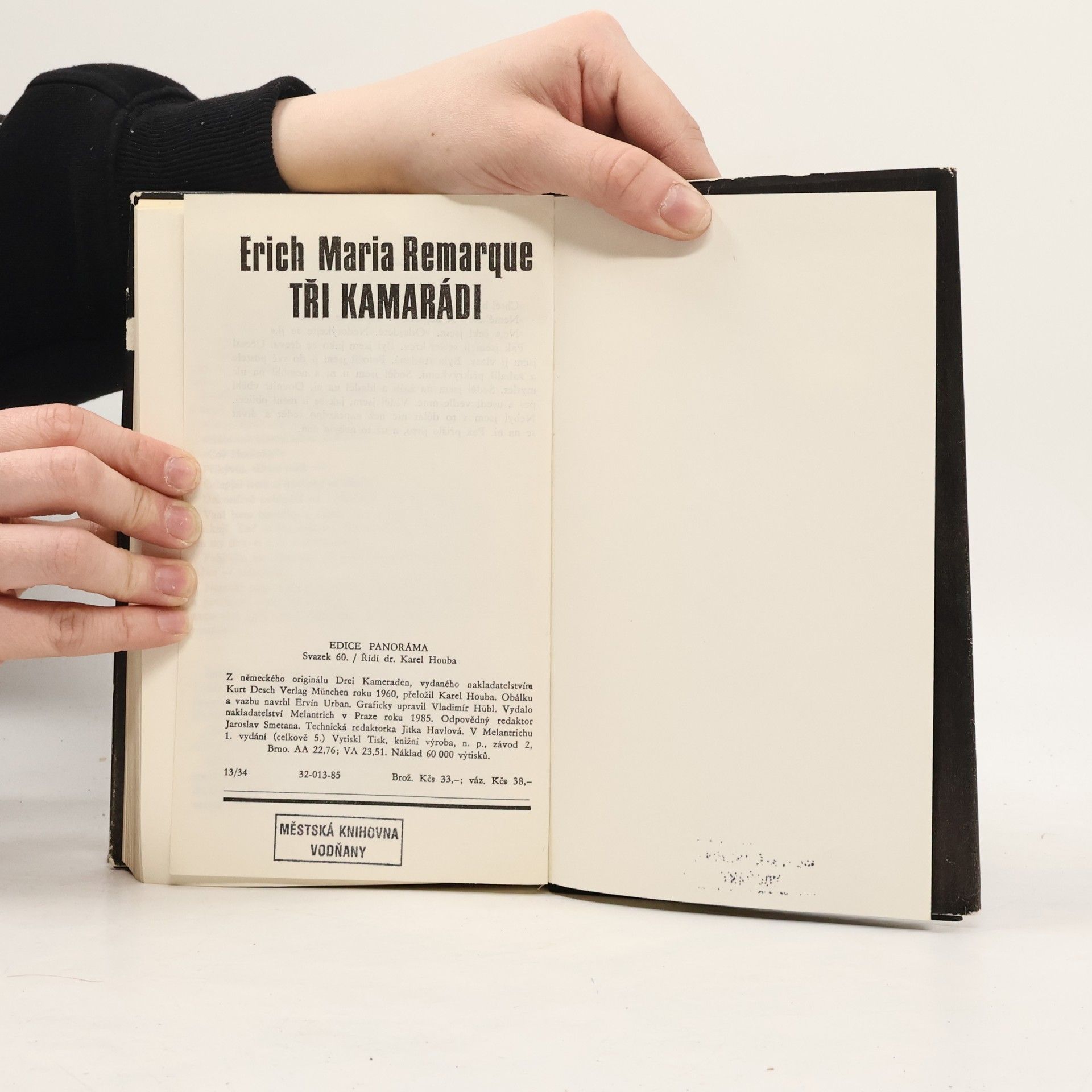 Erich Maria Remarque Tři kamarádi