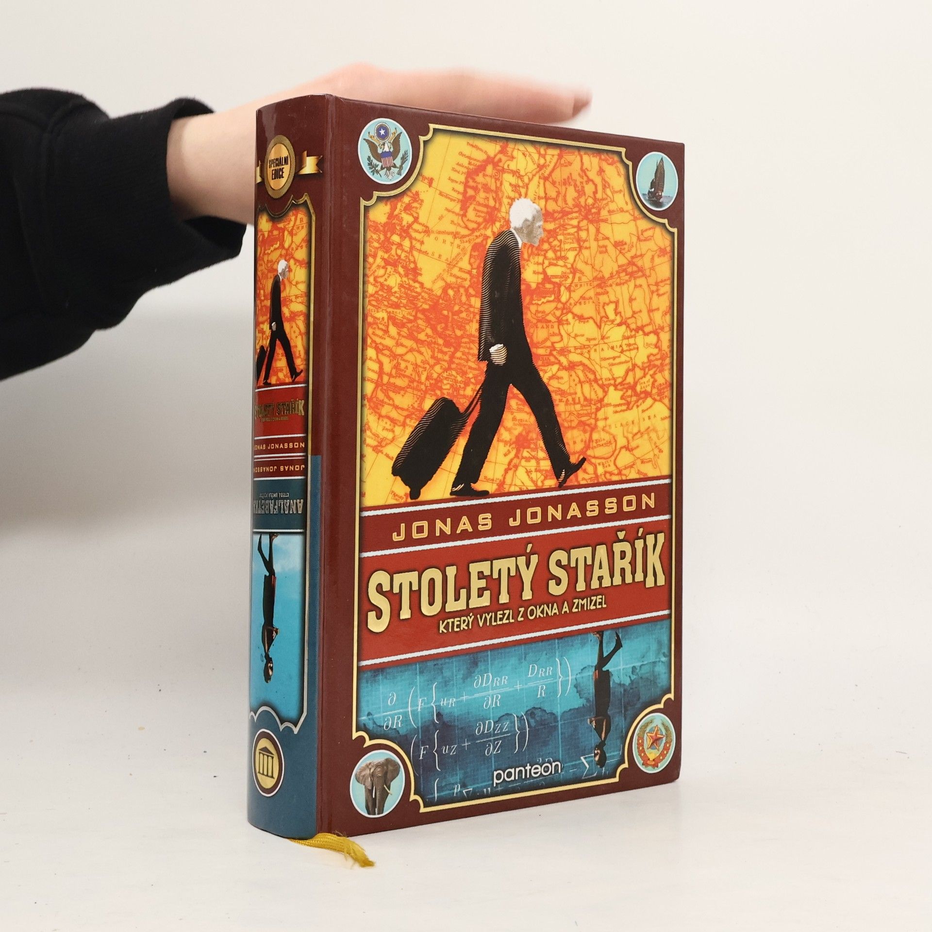 Jonas Jonasson Analfabetka, která uměla počítat ; Stoletý stařík, který vylezl z okna a zmizel