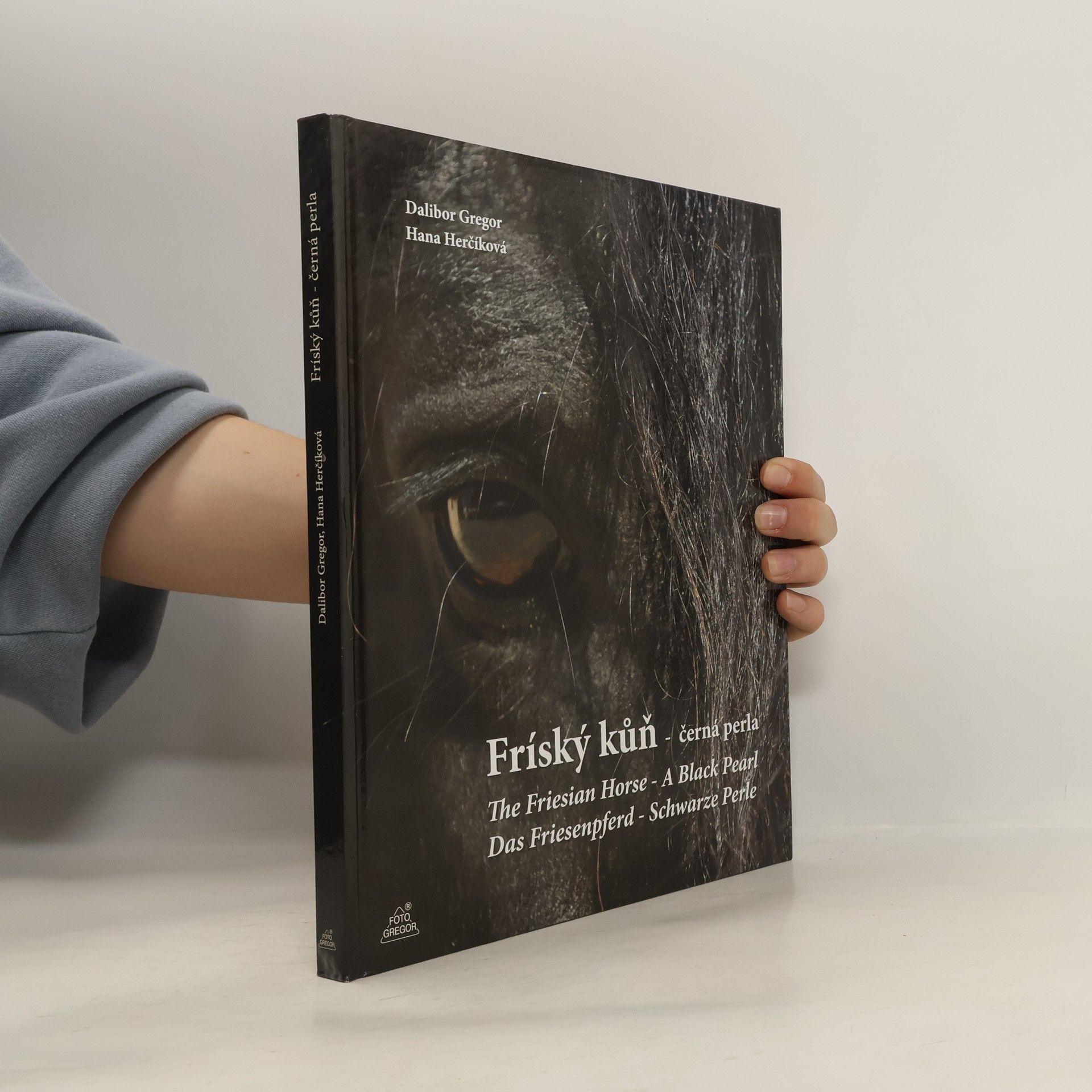 Dalibor Gregor Fríský kůň - černá perla. Das Friesenpferd - schwarze Perle. The Friesian horse - a black pearl