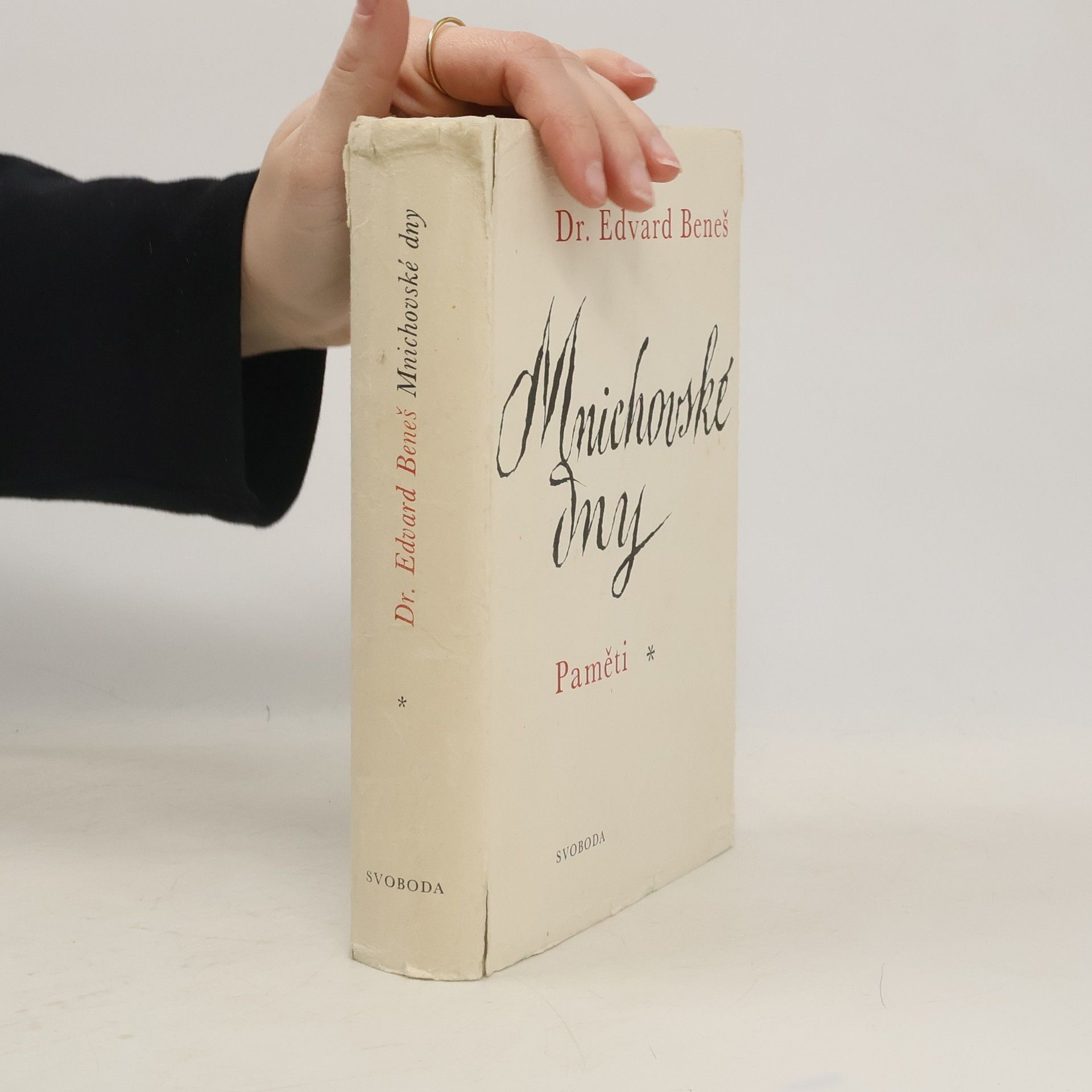 Edvard Beneš Mnichovské dny