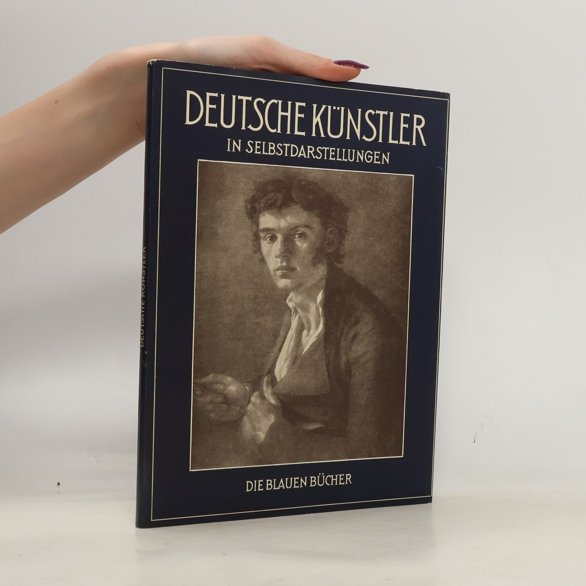 Autores varios Deutsche Künstler in Selbstdarstellungen.Die blauen Bücher