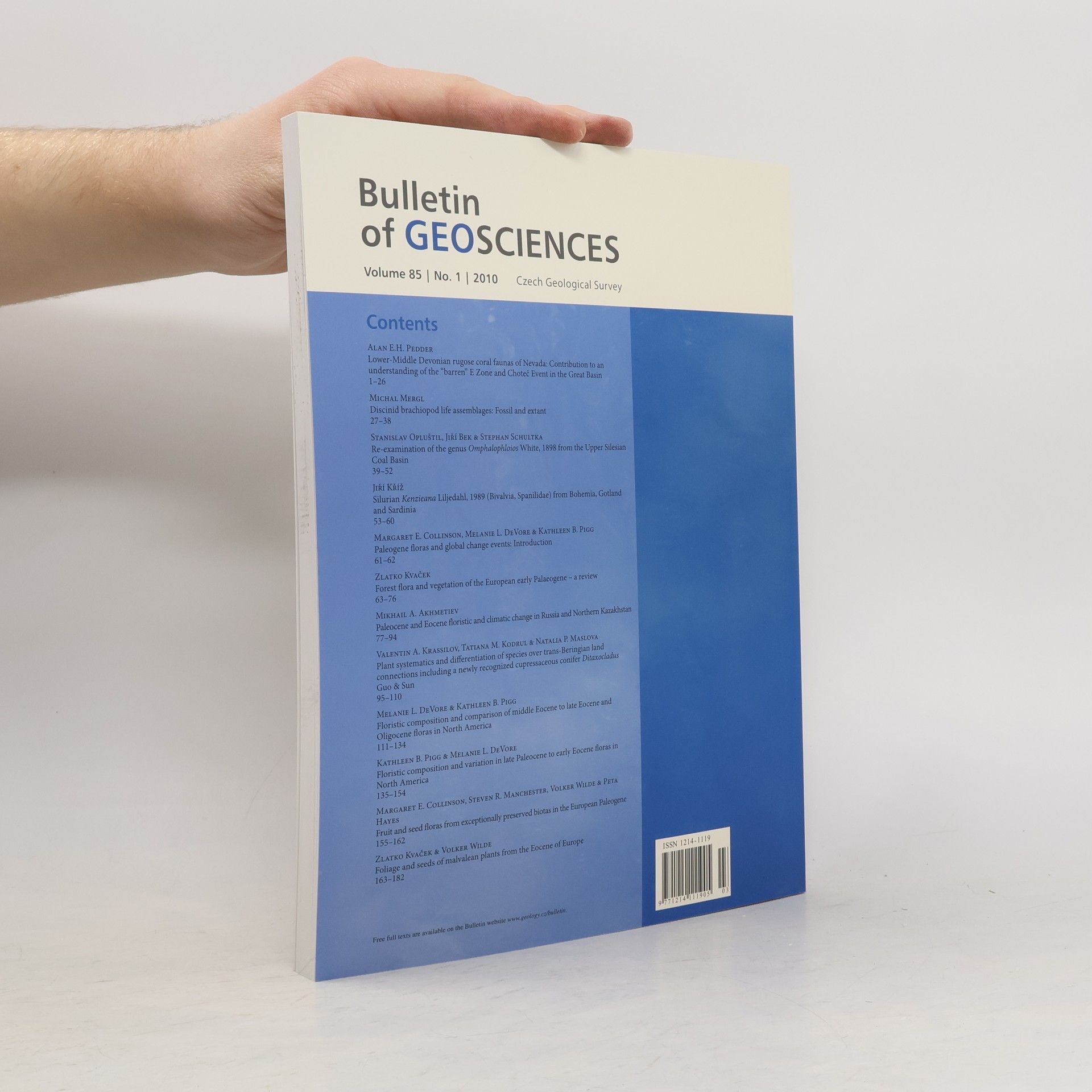 Autores varios Bulletin of Geosciences 1