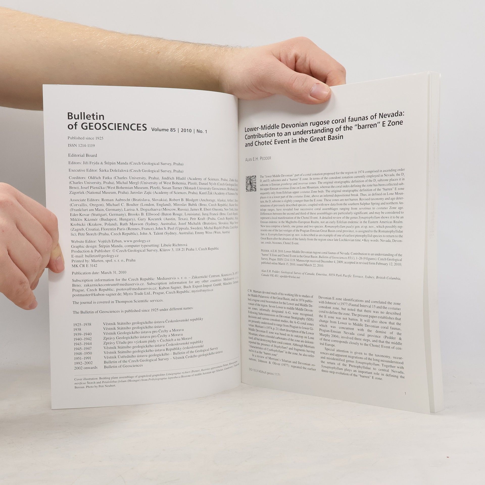 Autores varios Bulletin of Geosciences 1