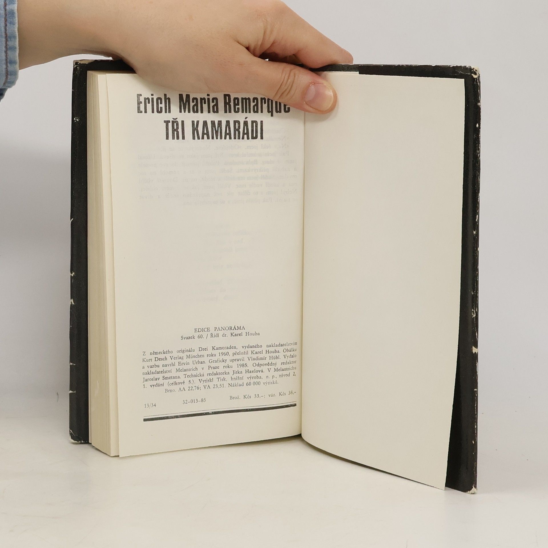 Erich Maria Remarque Tři kamarádi