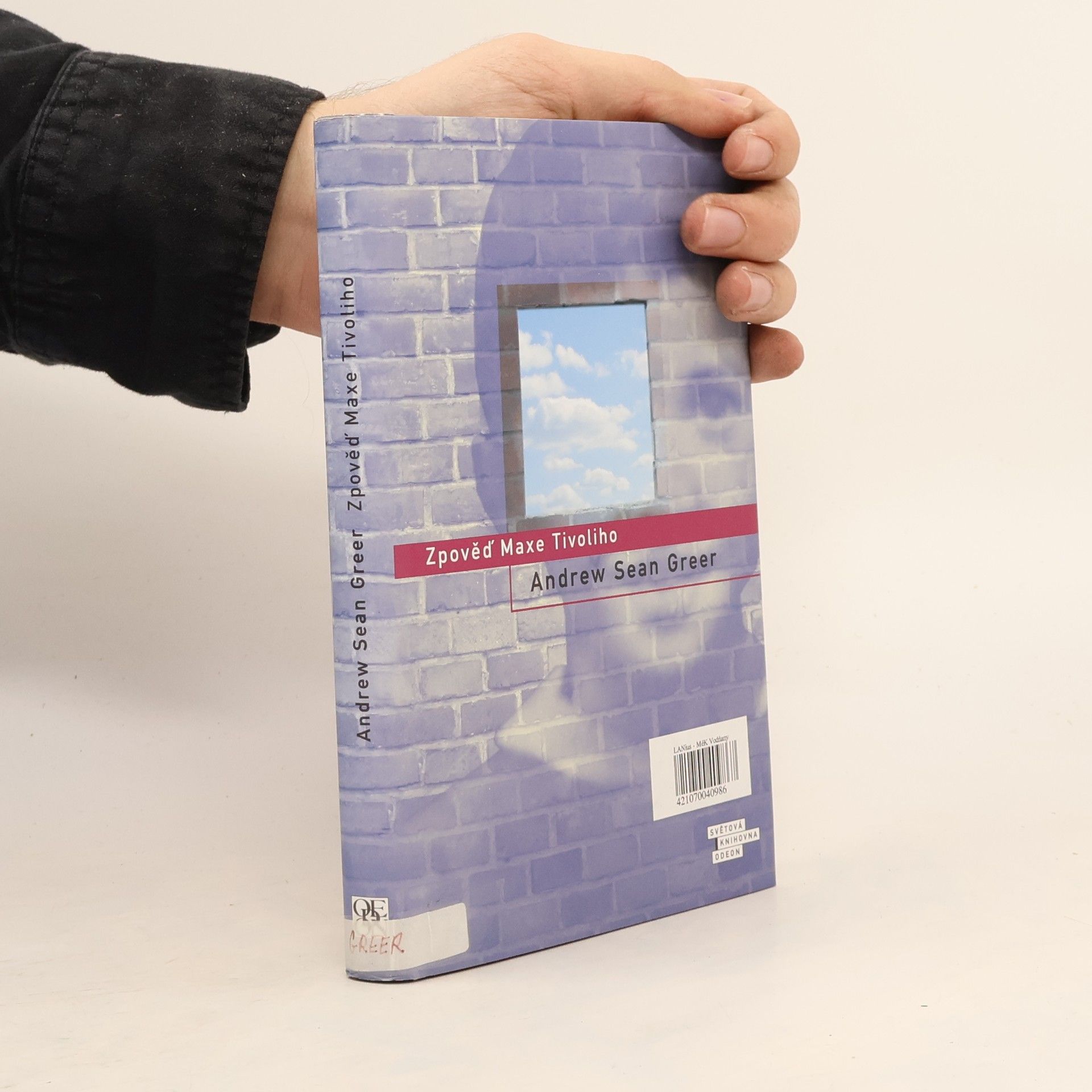 Andrew Sean Greer Zpověď Maxe Tivoliho