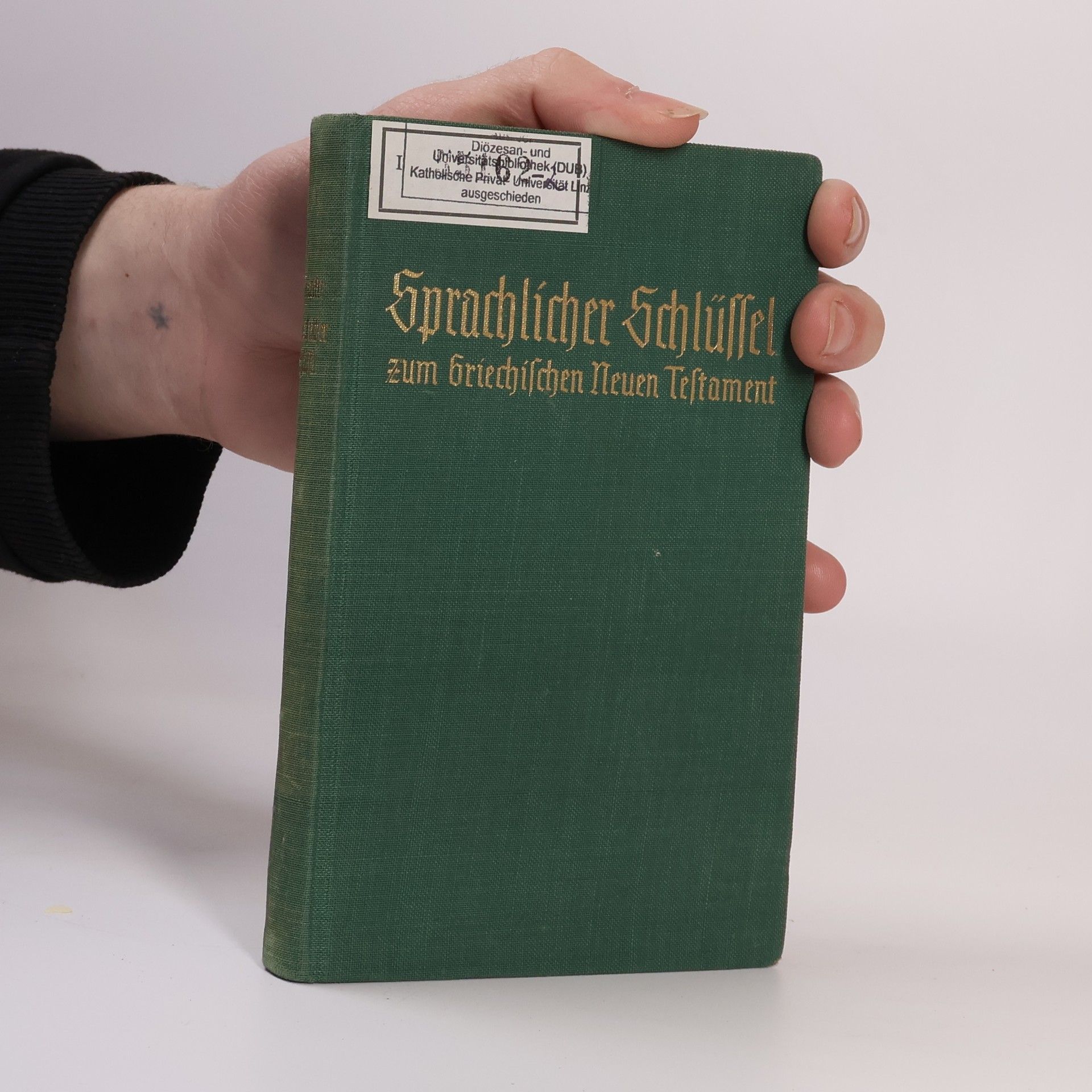 Autorenkollektiv Sprachlicher Schlüssel zum Griechischen Neuen Testament