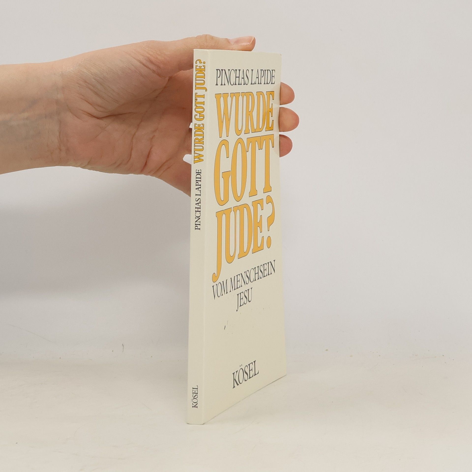 Pinchas Lapide Wurde Gott Jude?