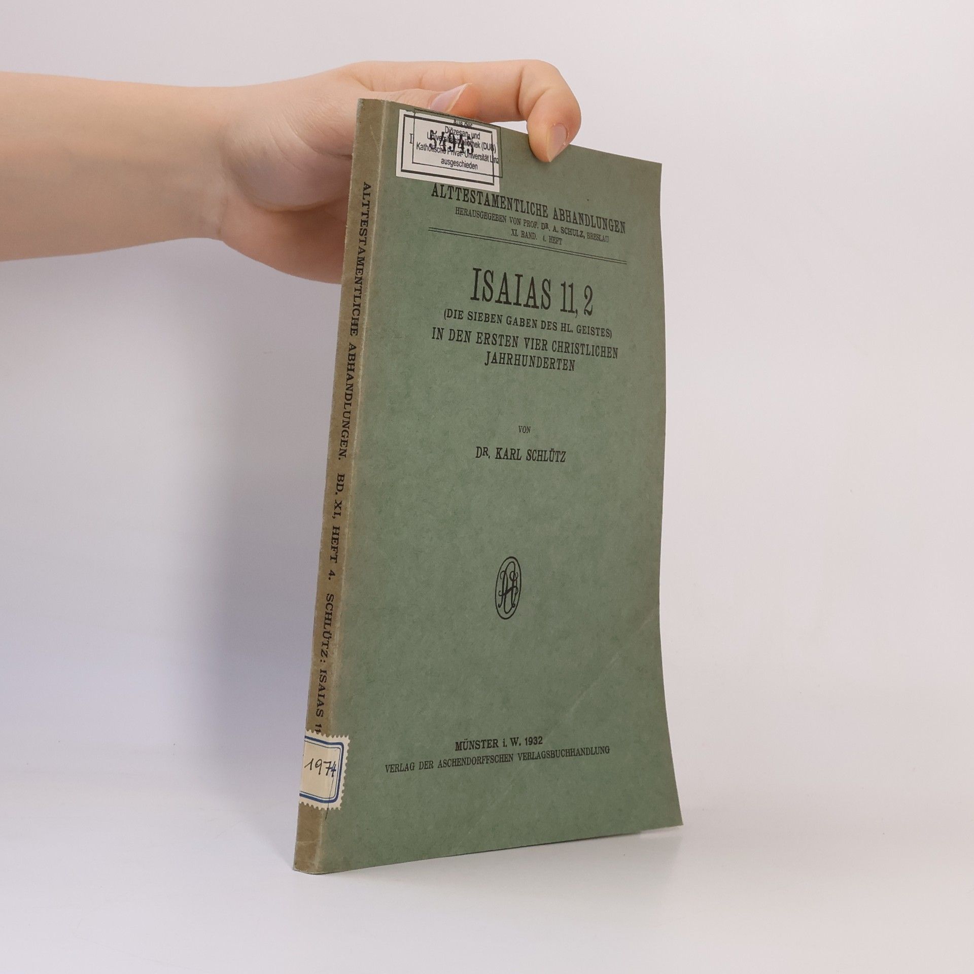 Karl Schlütz Isaias 11,2