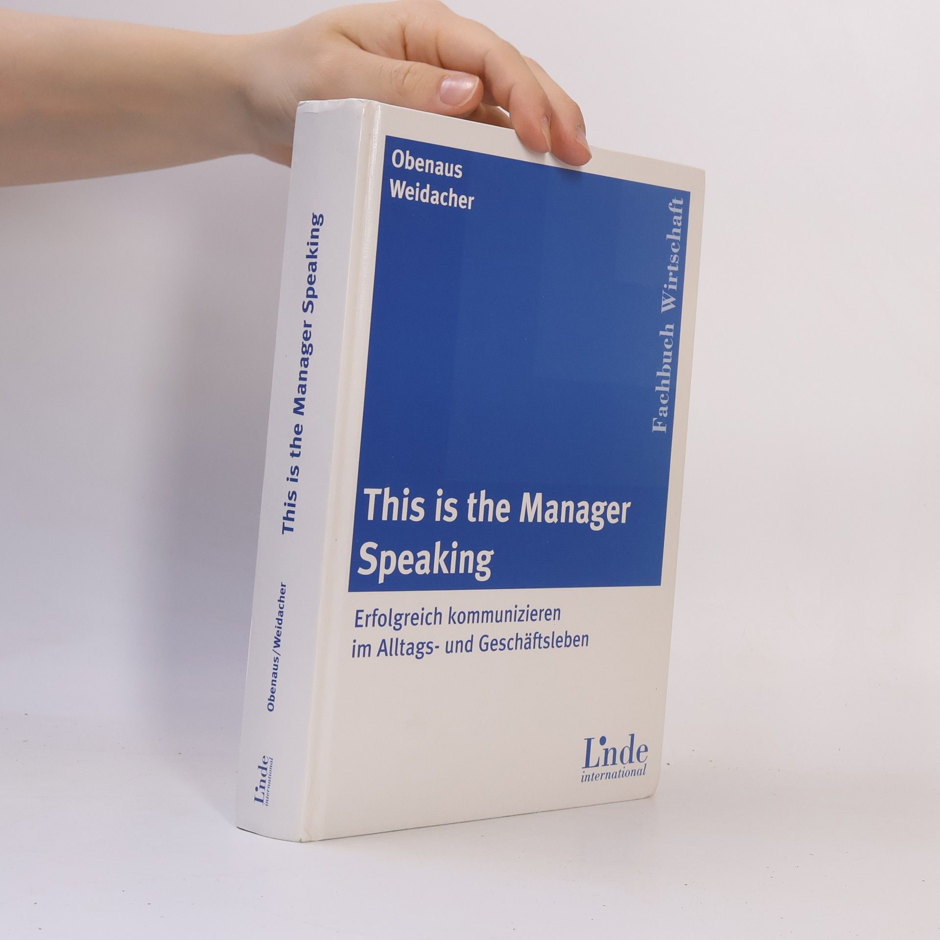 Wolfgang Obenaus This Is The Manager Speaking