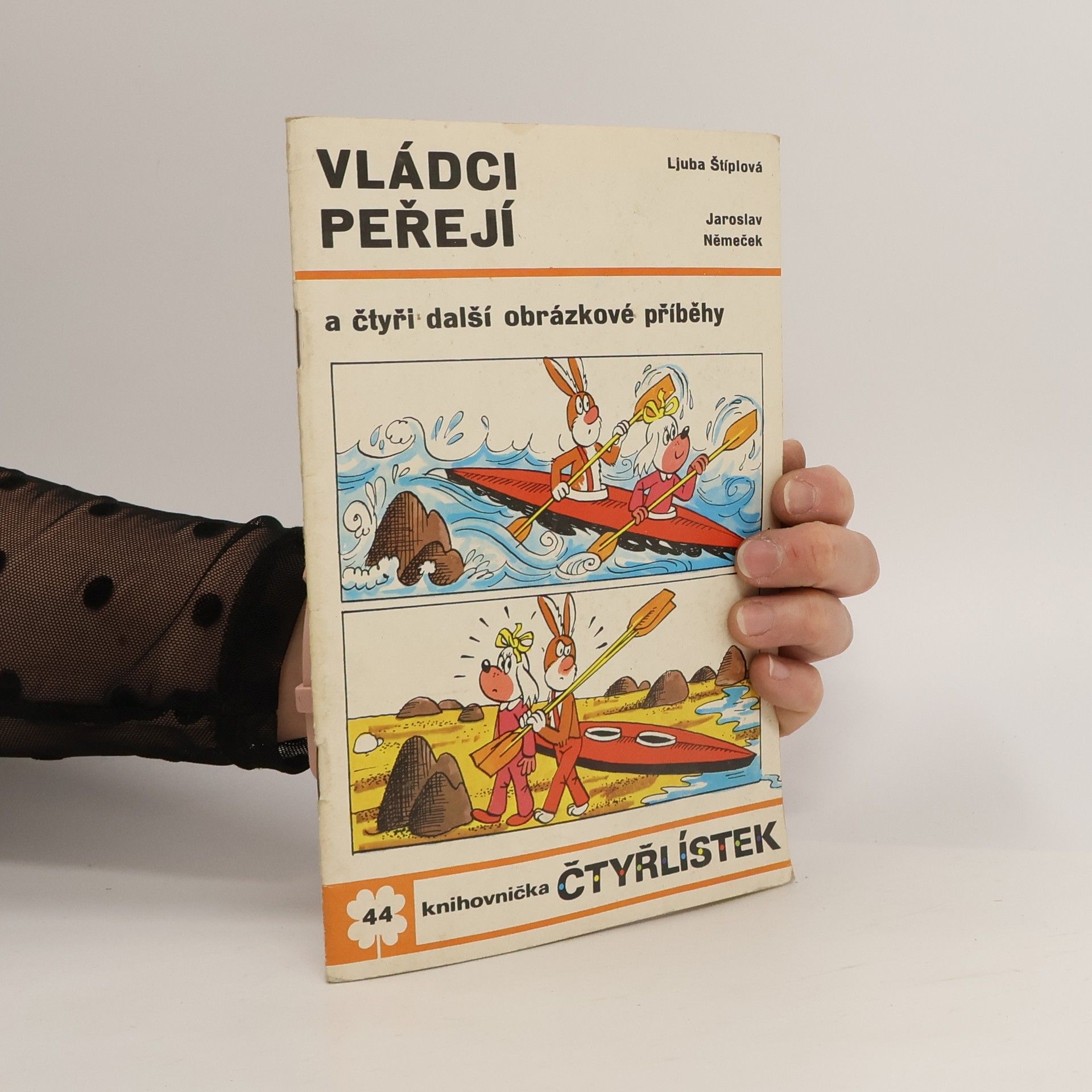 Jaroslav Němeček Čtyřlístek 44. Vládci peřejí a čtyři další obrázkové příběhy