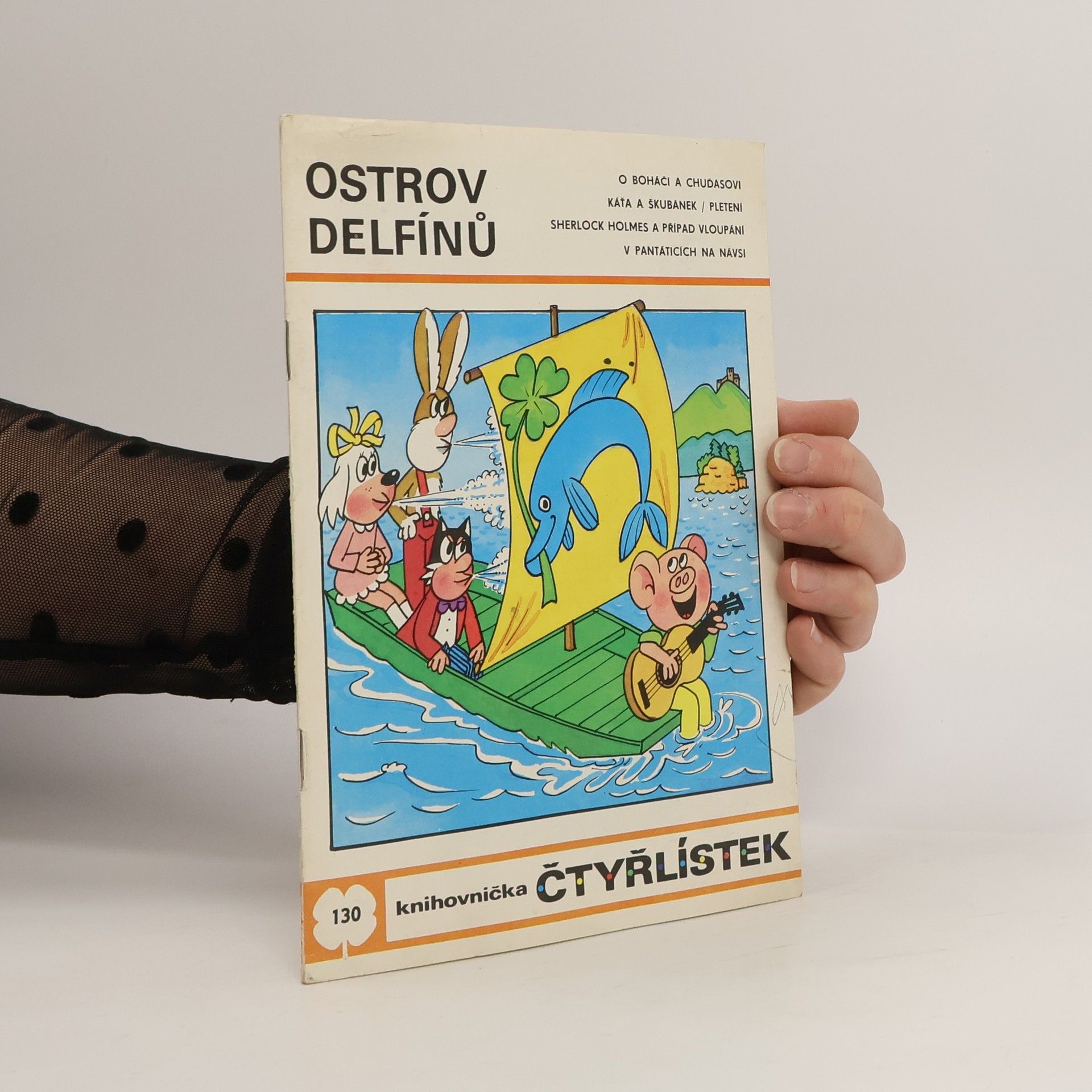 Ljuba Štíplová Čtyřlístek 130. Ostrov delfínů