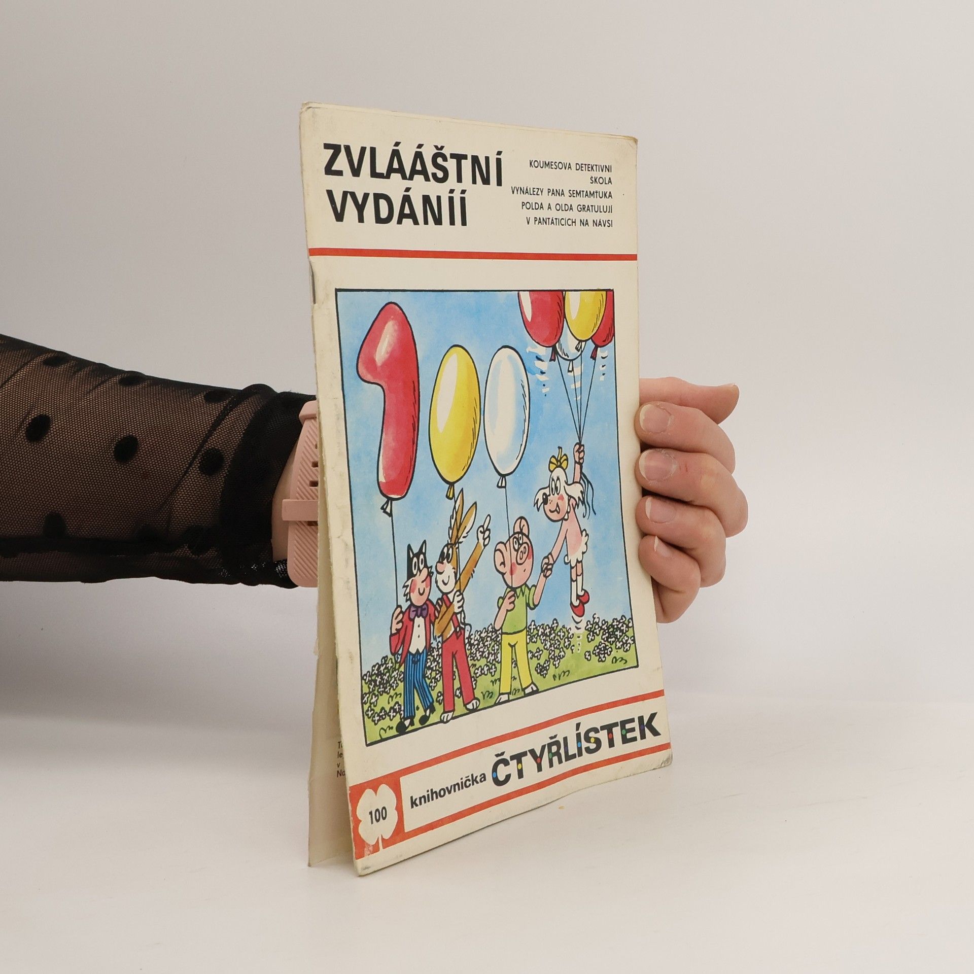 Jaroslav Němeček Čtyřlístek 100. Zvlááštní vydáníí