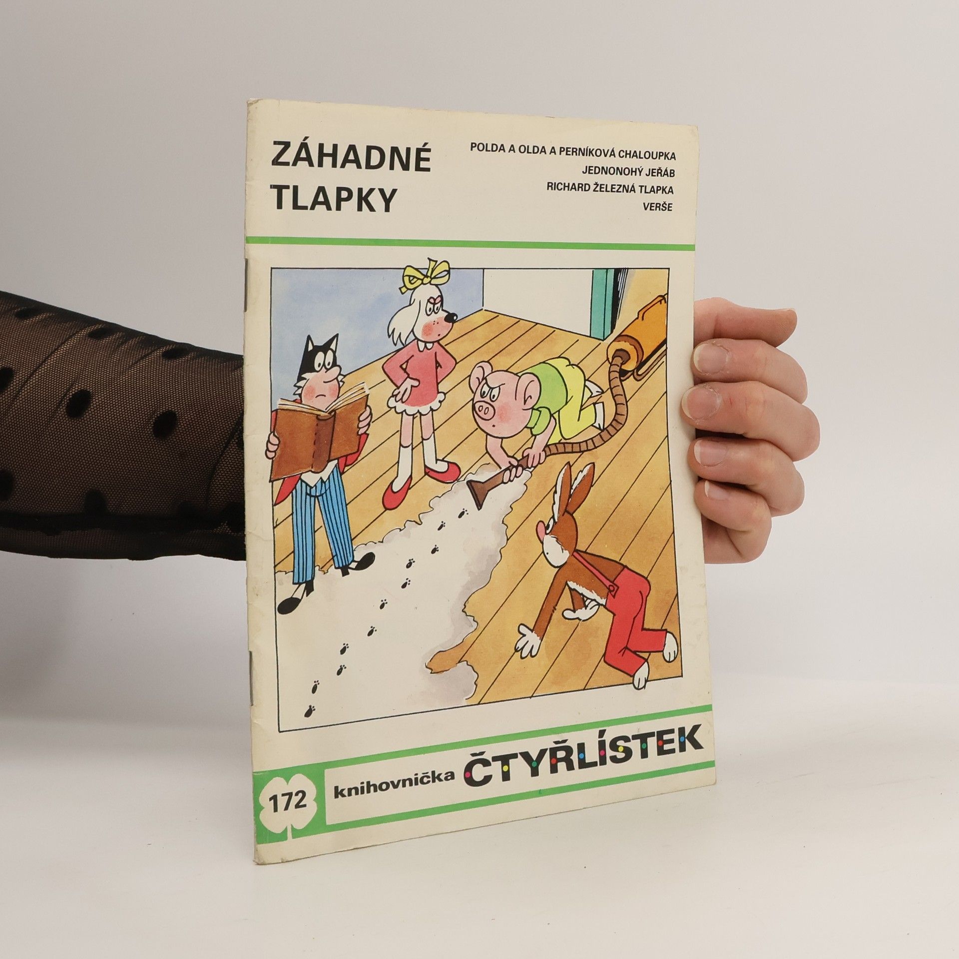 Jaroslav Němeček Čtyřlístek 172. Záhadné tlapky