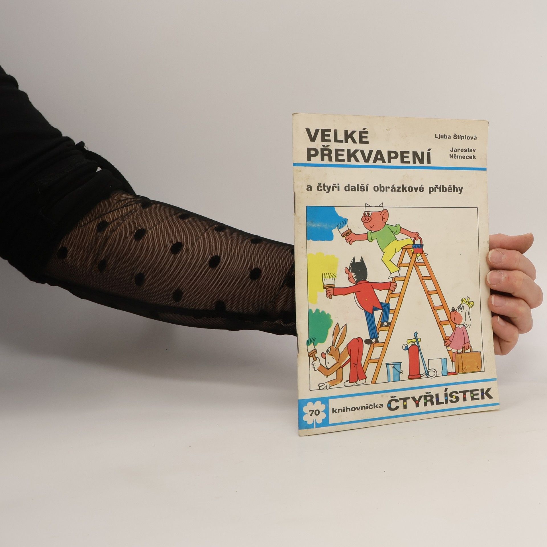 Ljuba Štíplová Velké překvapení, [Čtyřlískek: Obrázkové příběhy pro děti] č. 70