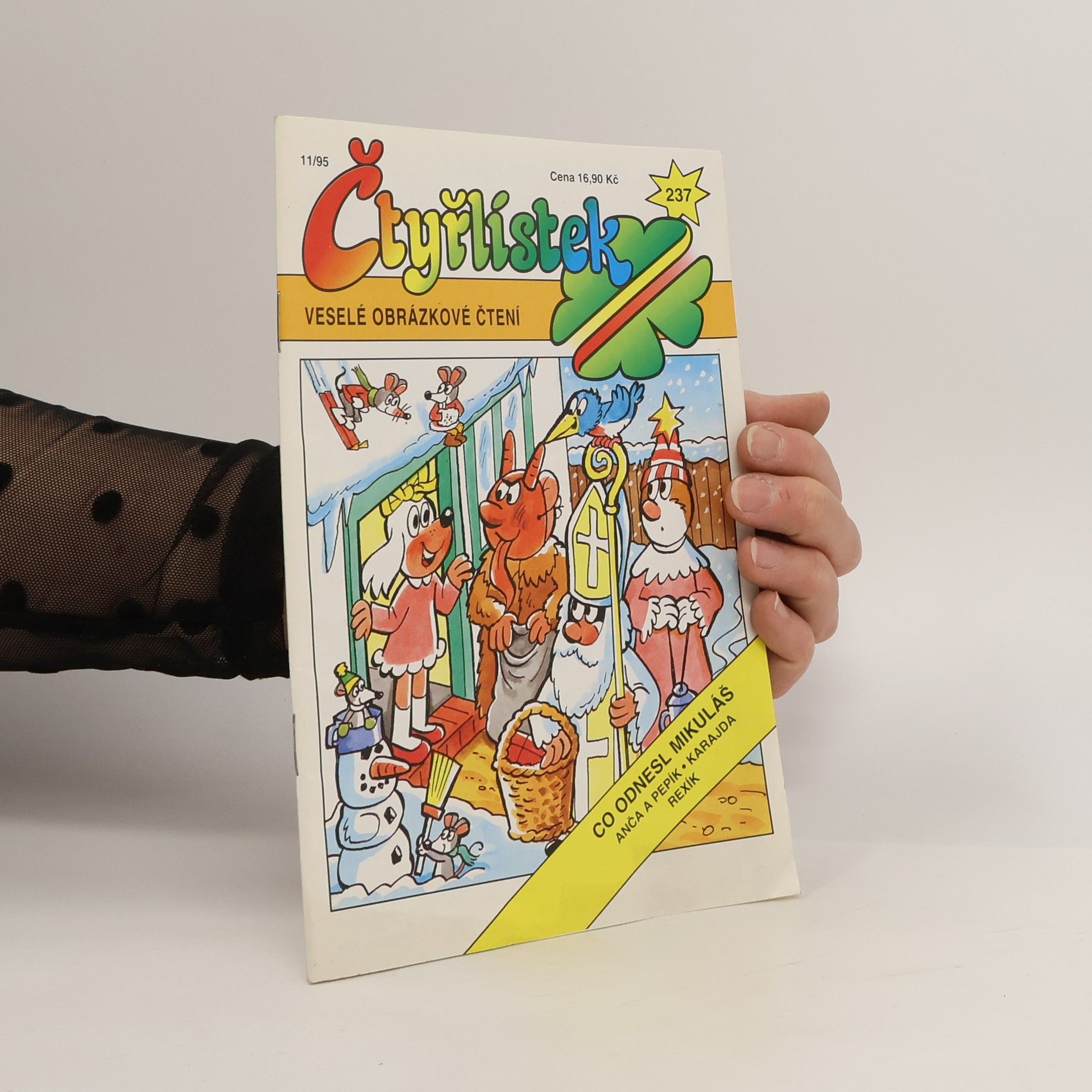 Jaroslav Němeček Čtyřlístek 237. Veselé Obrázkové čtení
