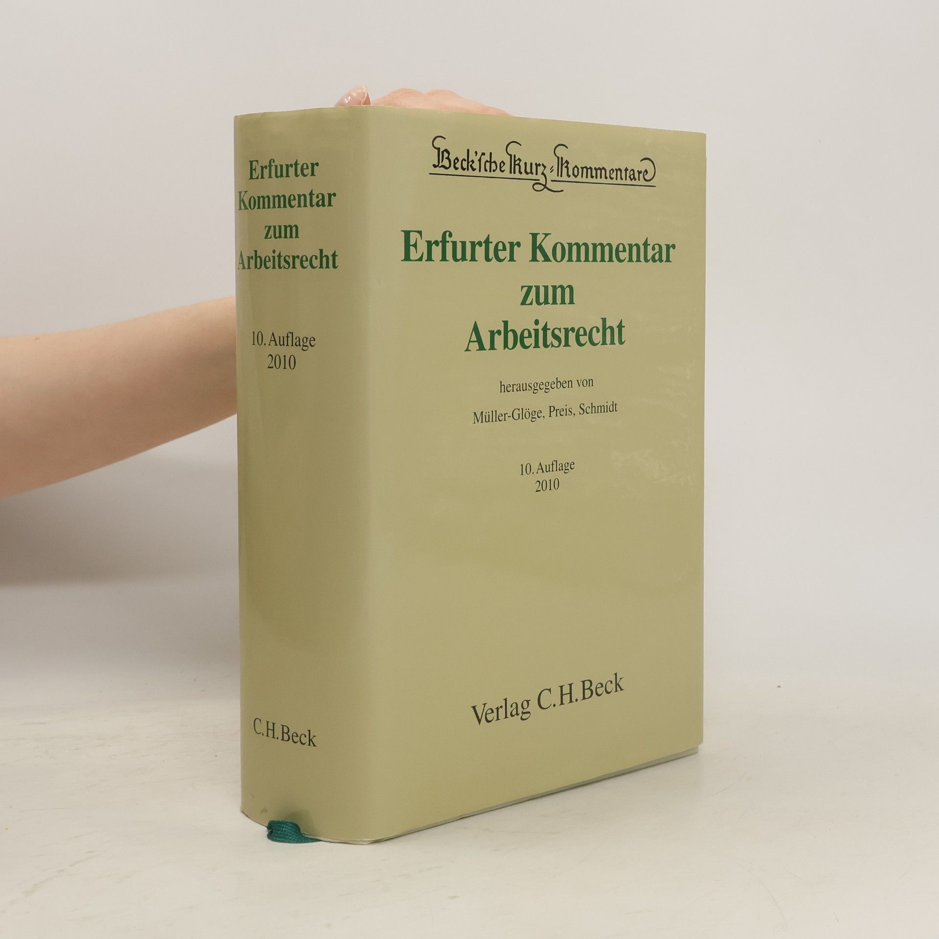Beck'sche Kurz-Kommentare - 51: Erfurter Kommentar zum Arbeitsrecht - 10. Auflage 2010