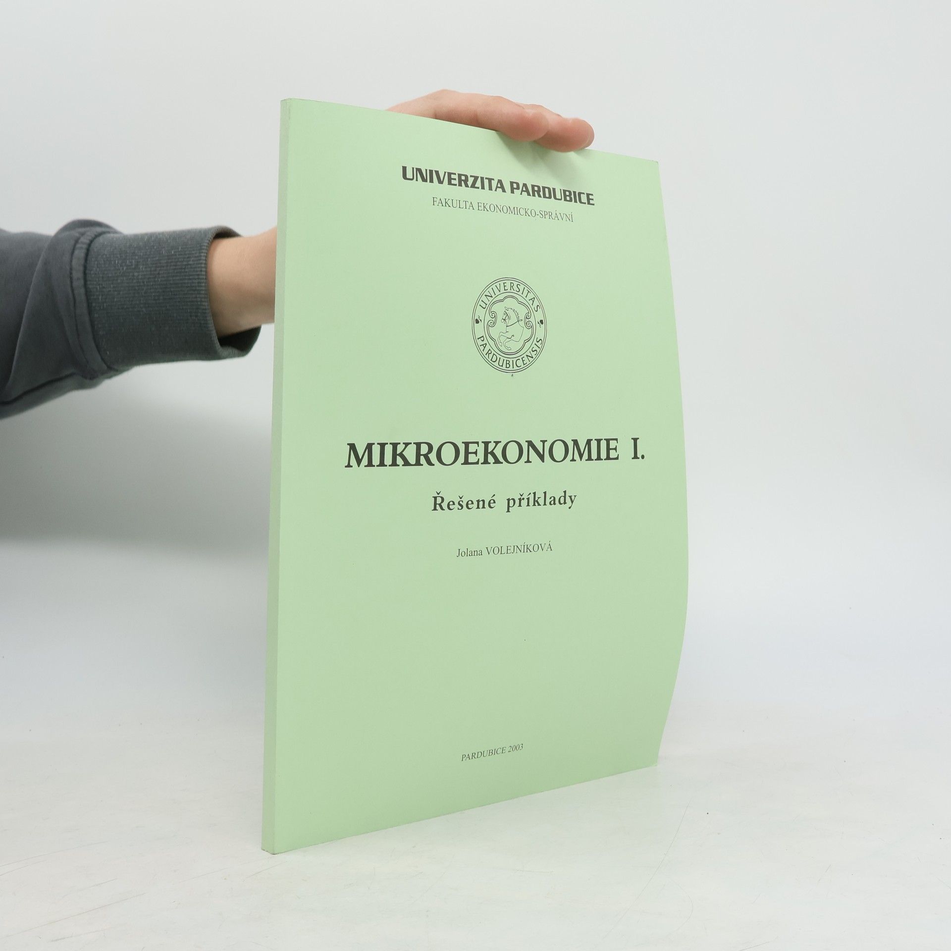 Jolana Volejníková Mikroekonomie I.