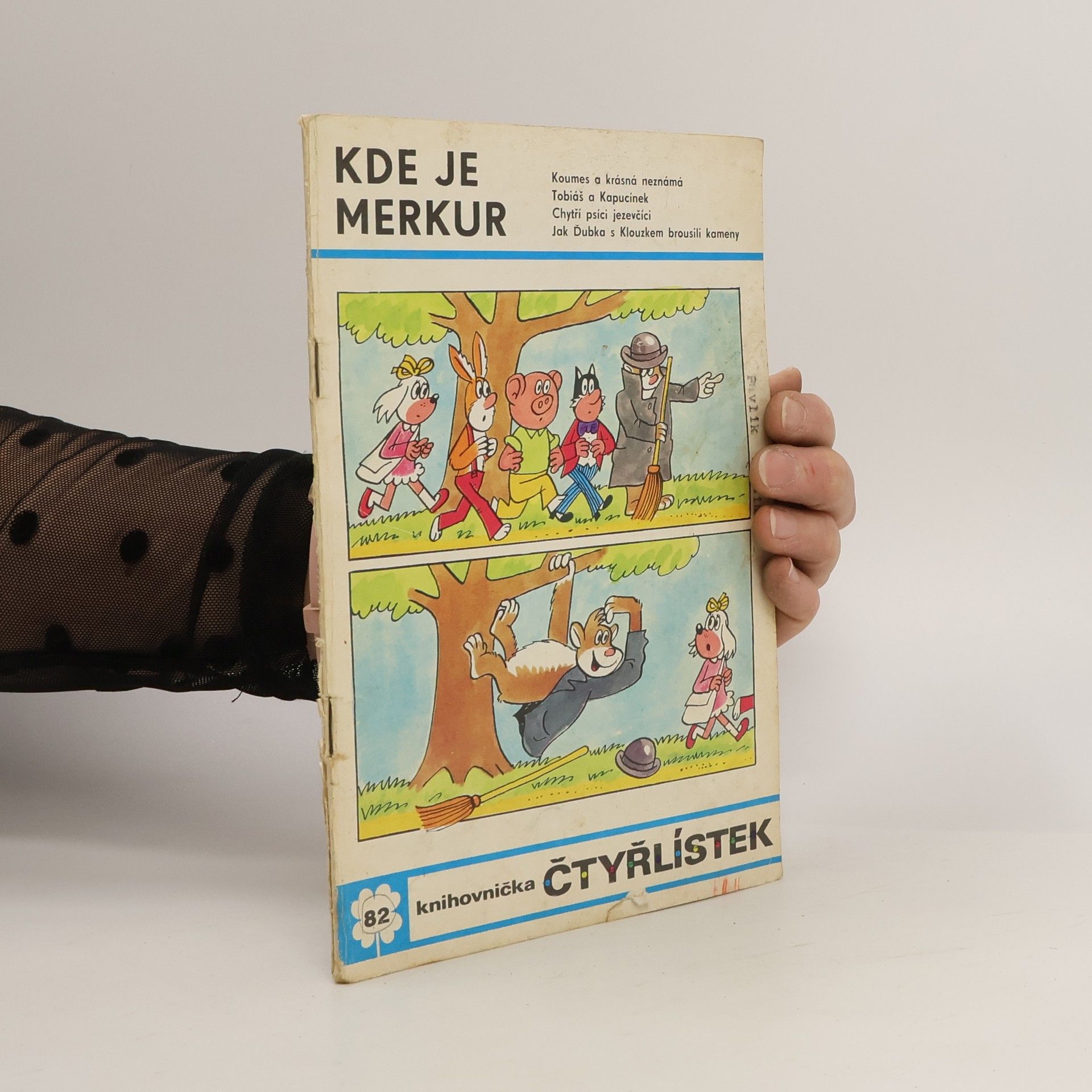 Jaroslav Němeček Čtyřlístek 82. Kde je Merkur