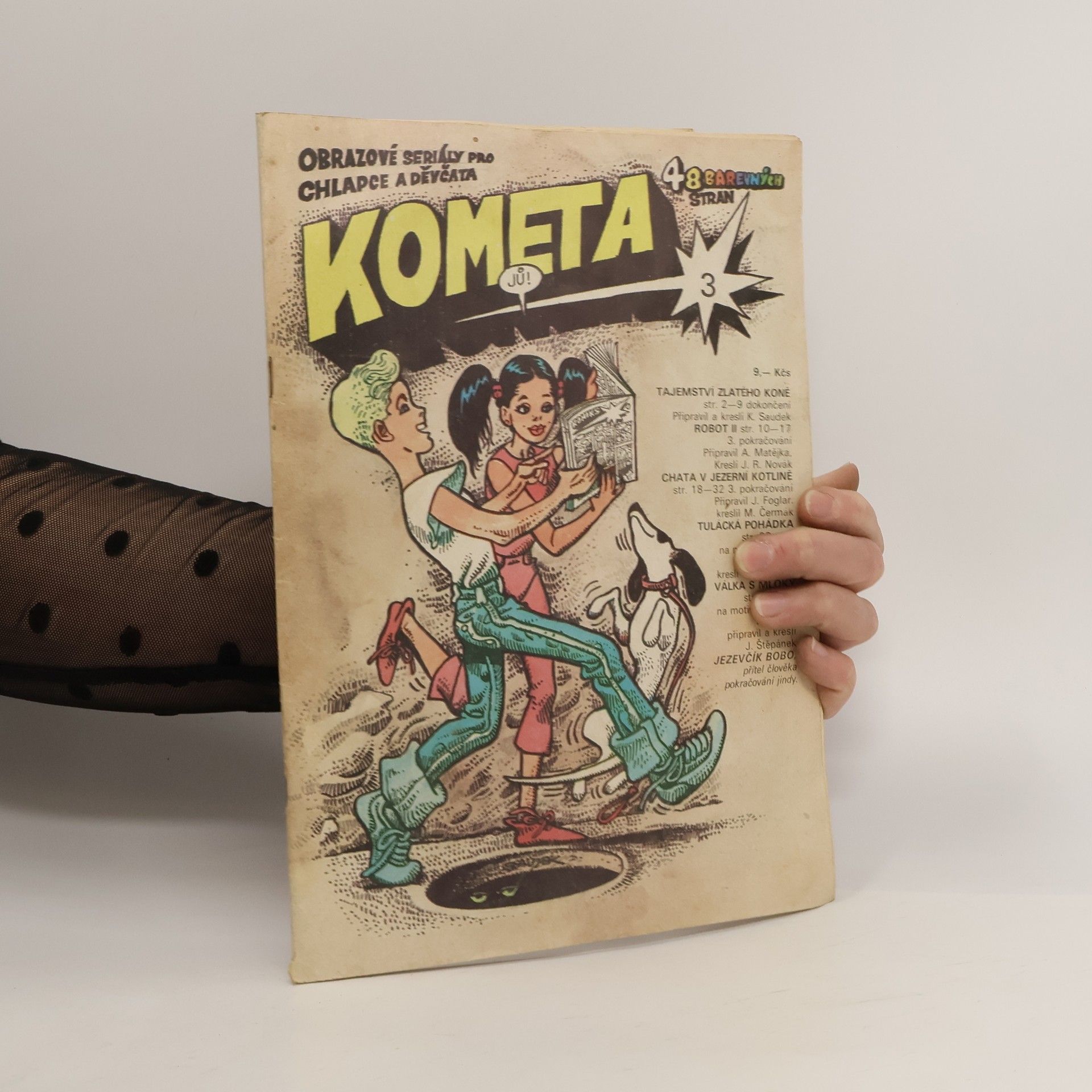 M. Čermák Kometa 3, obrázkové seriály pro chlapce a děvčata