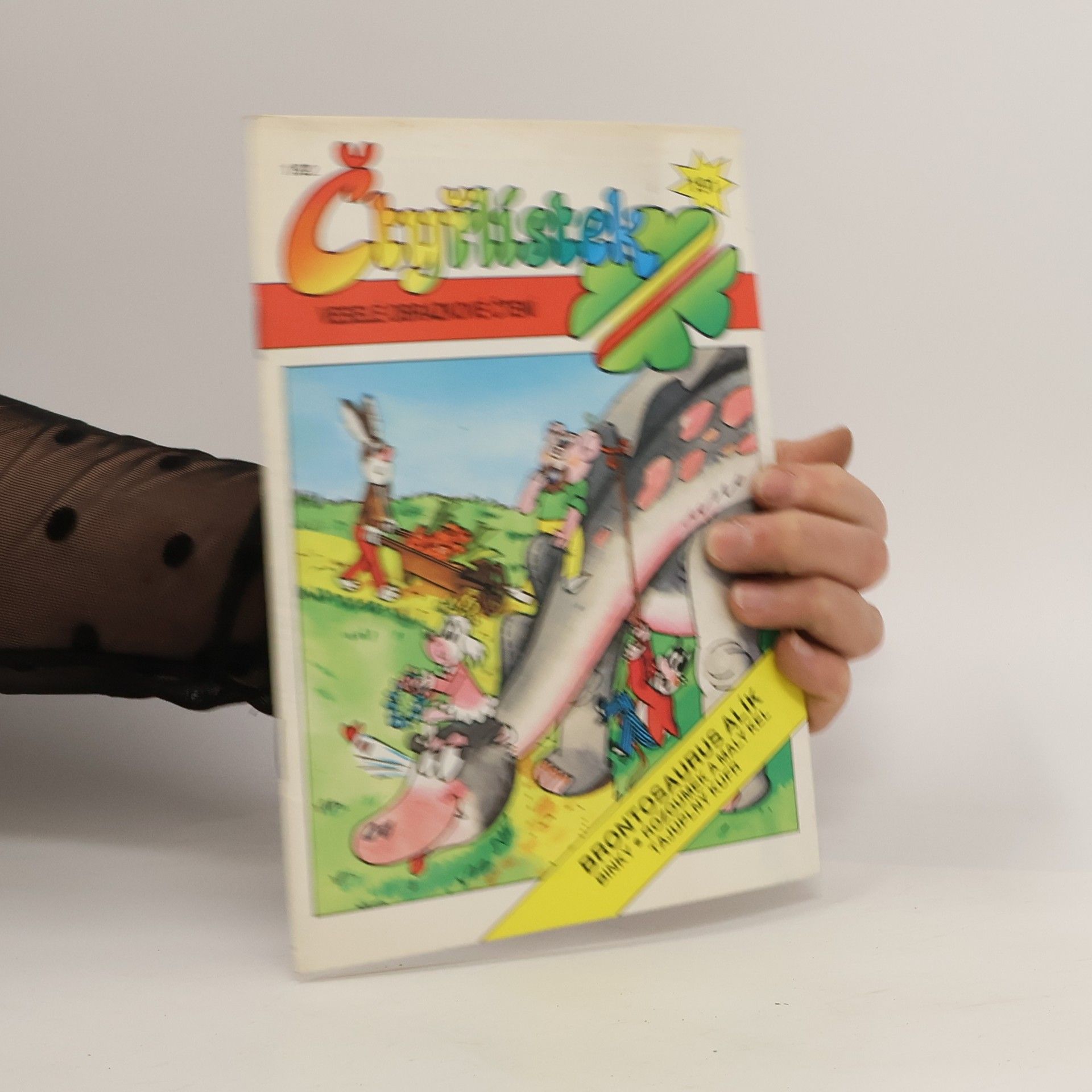 Kolektiv autorů Čtyřlístek 191, 1/1992. Brontosaurus Alík