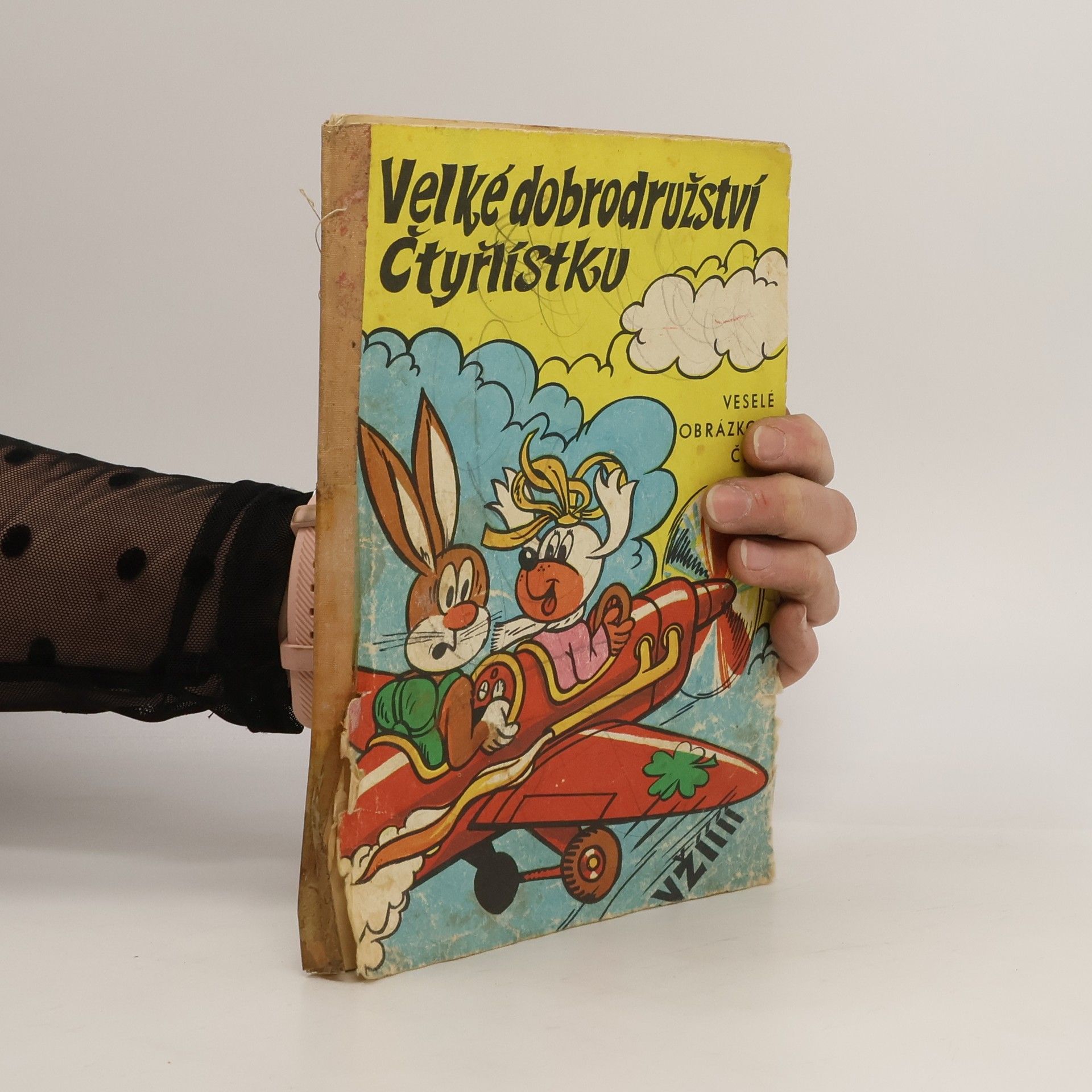 Jaroslav Němeček Velké dobrodružství Čtyřlístku. Veselé obrázkové čtení