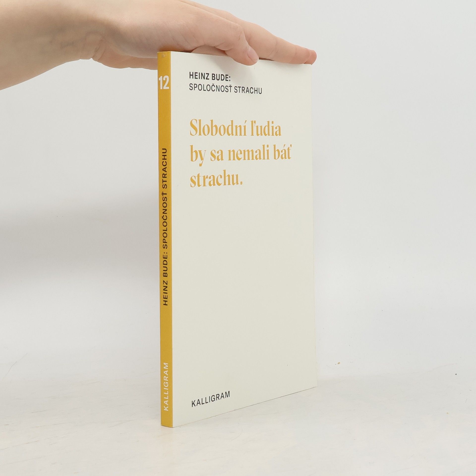Heinz Bude Spoločnosť strachu