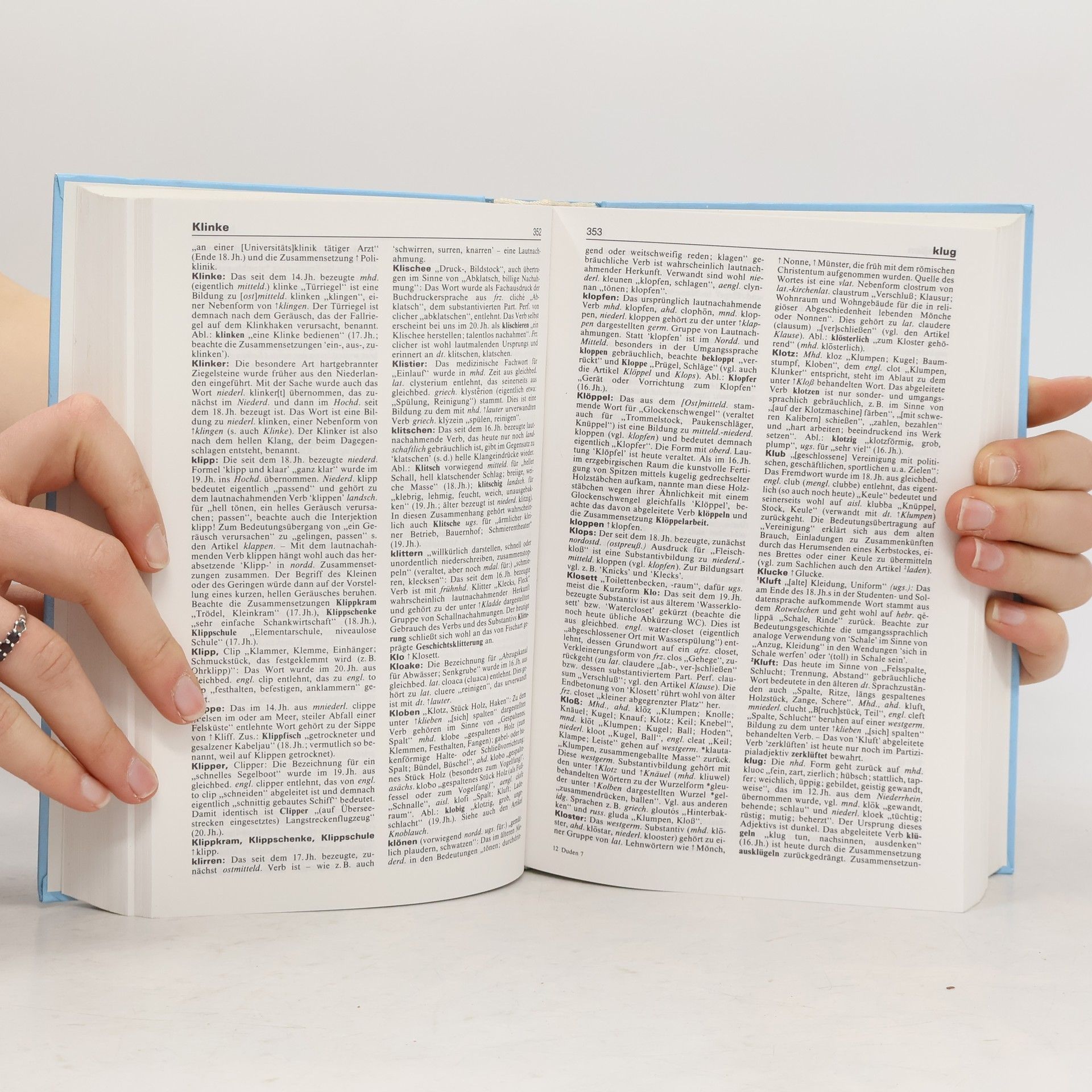 Günther Drosdowski Etymologie : Herkunftswörterbuch der deutschen Sprache. Duden Band 7