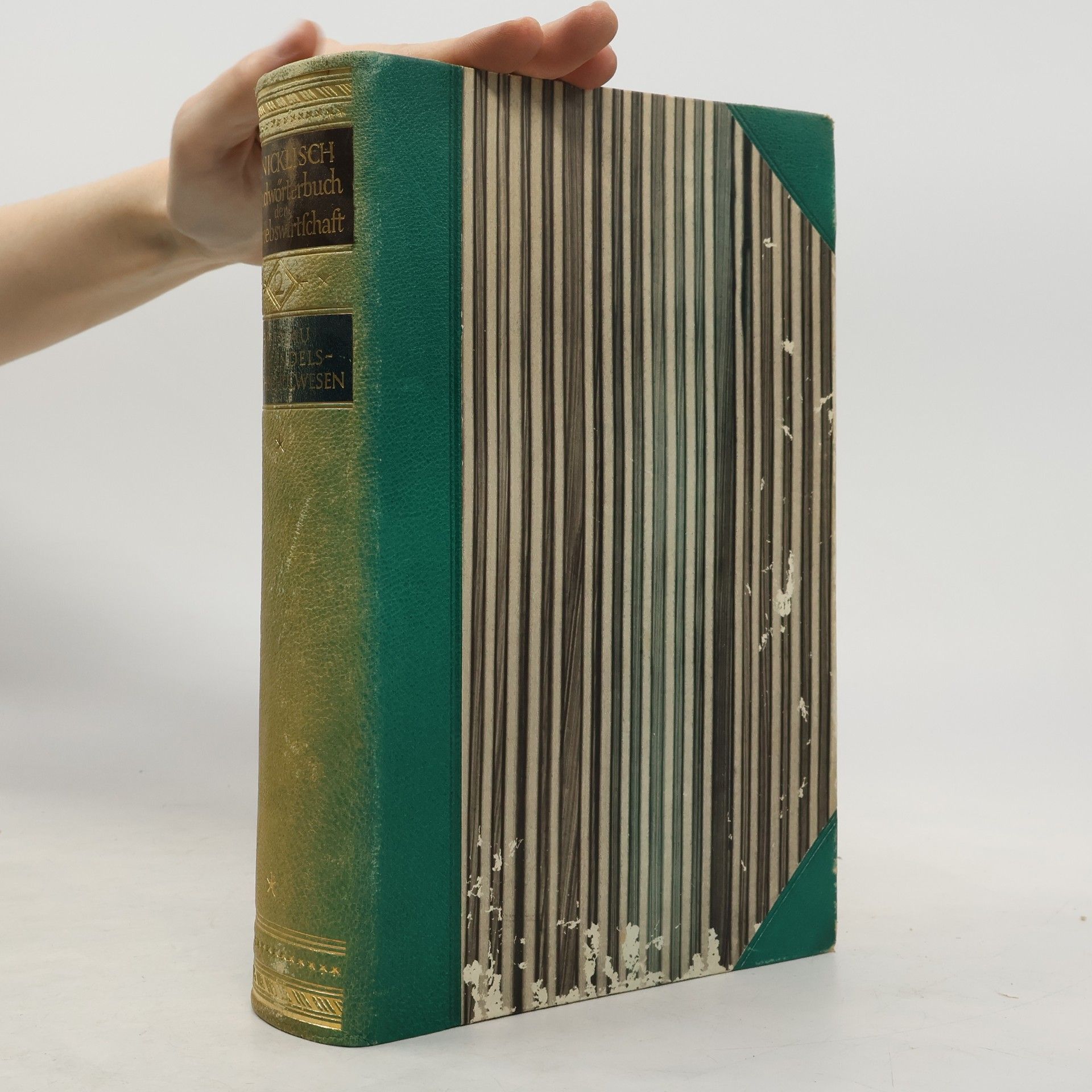 Hans Nicklisch Handwörterbuch der Betriebswirtschaft. Zweiter Band